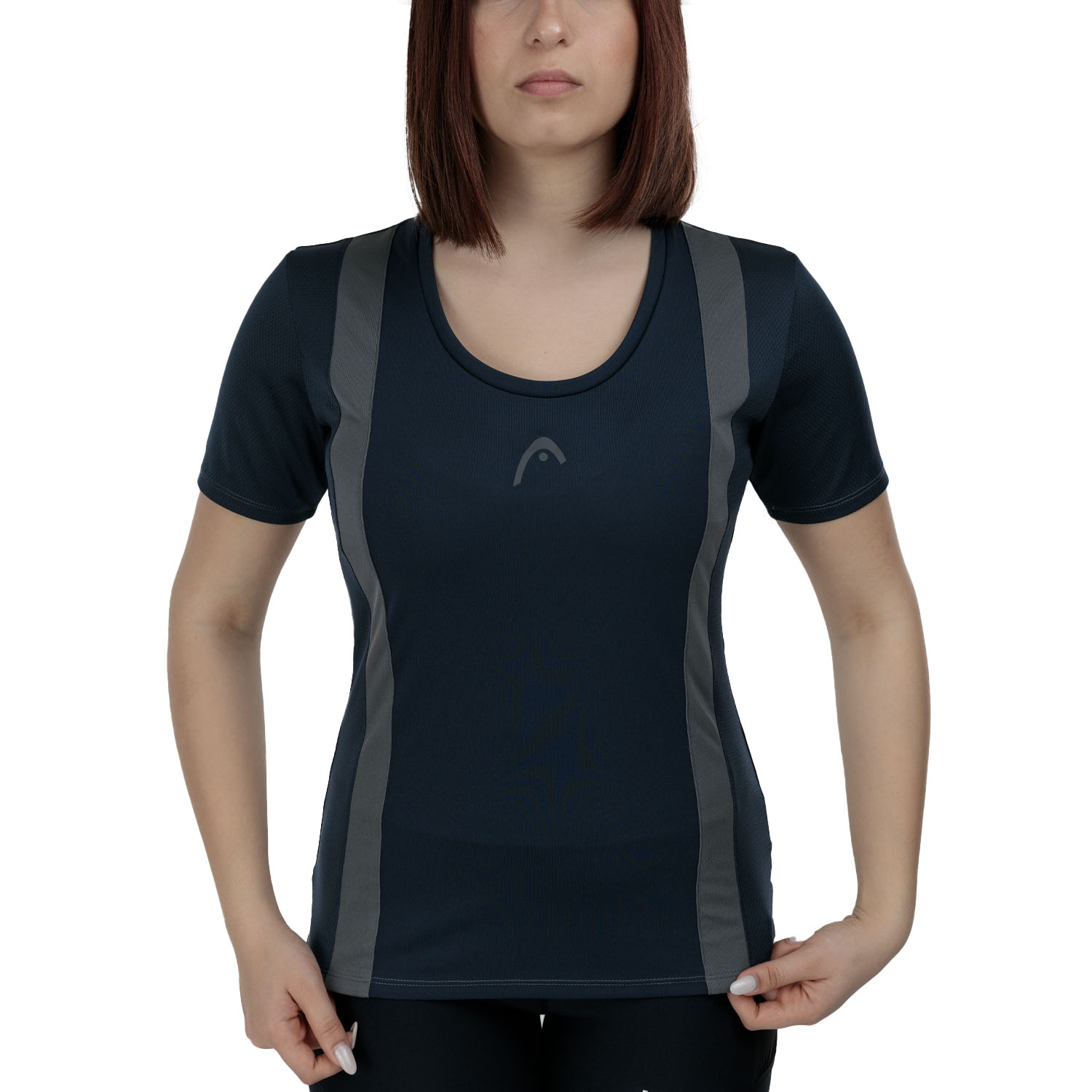 HEAD Club 25 Tech Logo Maglietta - Navy
