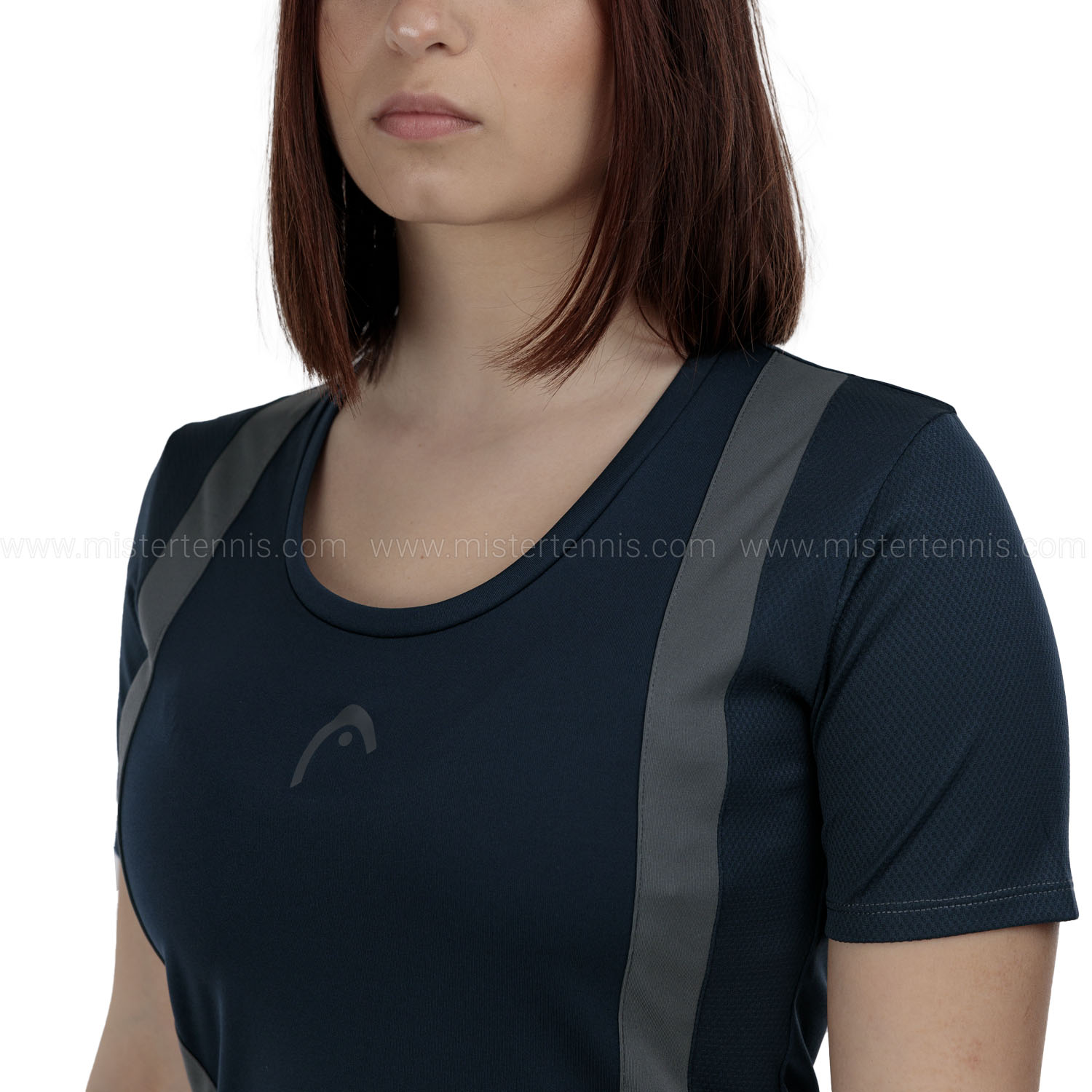 HEAD Club 25 Tech Logo Maglietta - Navy