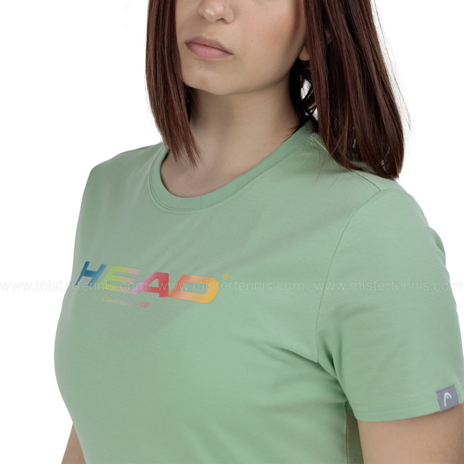 HEAD Rainbow Logo Maglietta - Celery Green