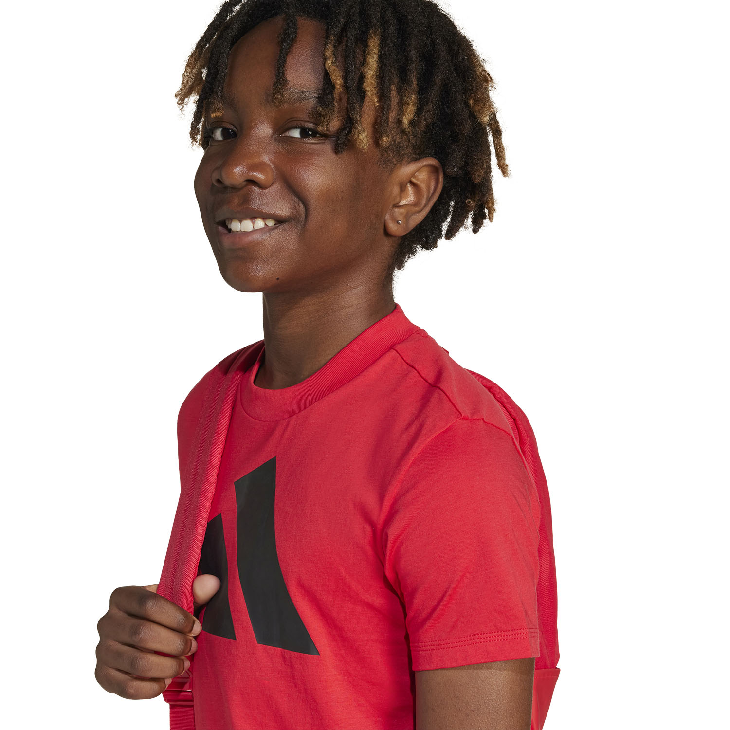adidas Essentials T-Shirt Kids - Pure Ruby/Black