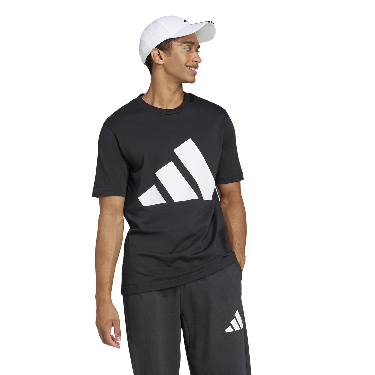 adidas Essentials Maglietta - Black/White