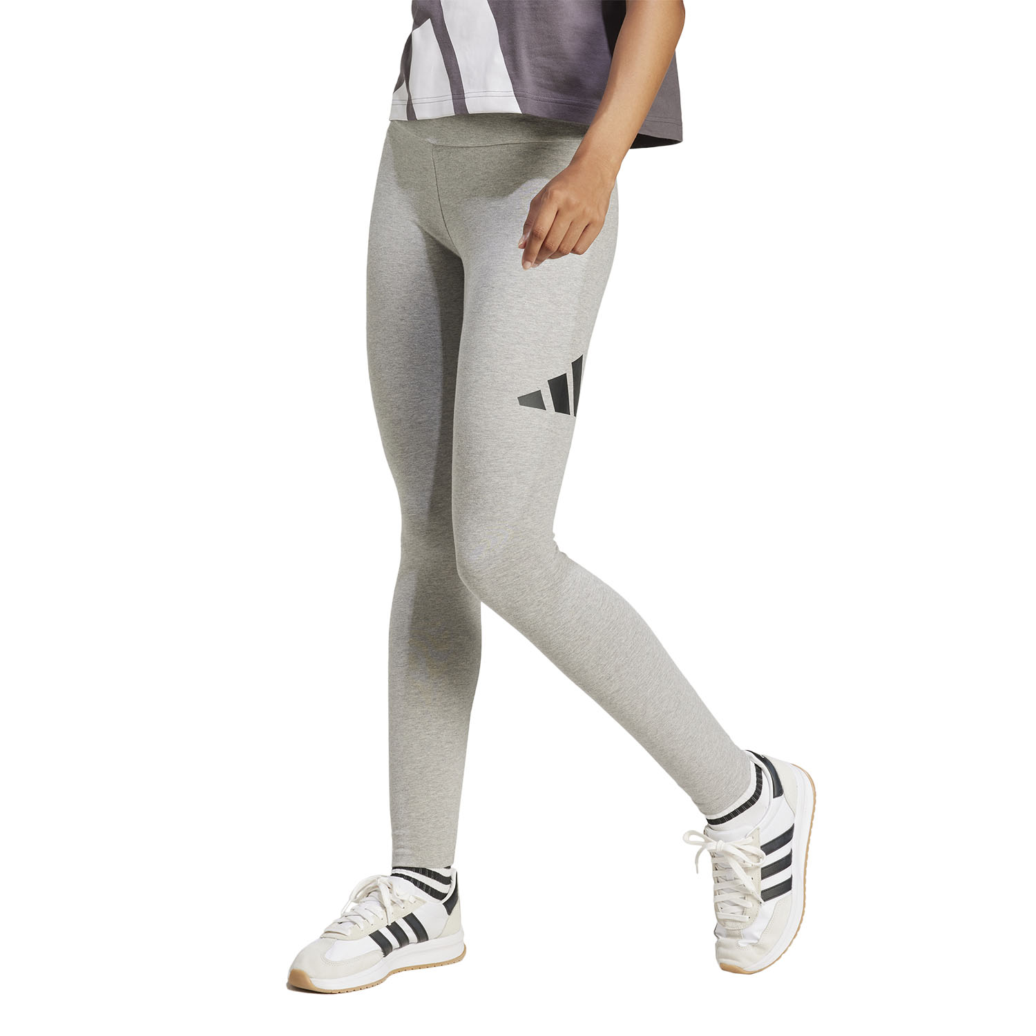 adidas Essentials Tights - Medium Grey Heather/Black