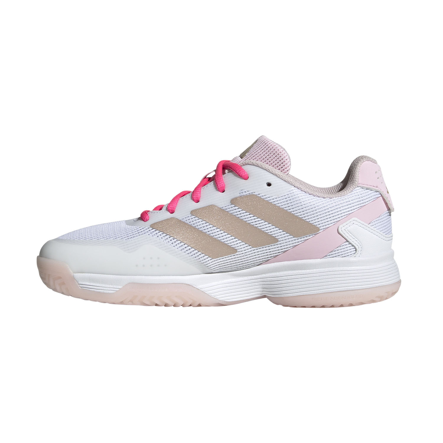 adidas Ubersonic Niños - Off White/Silver Metallic/Powder Plum