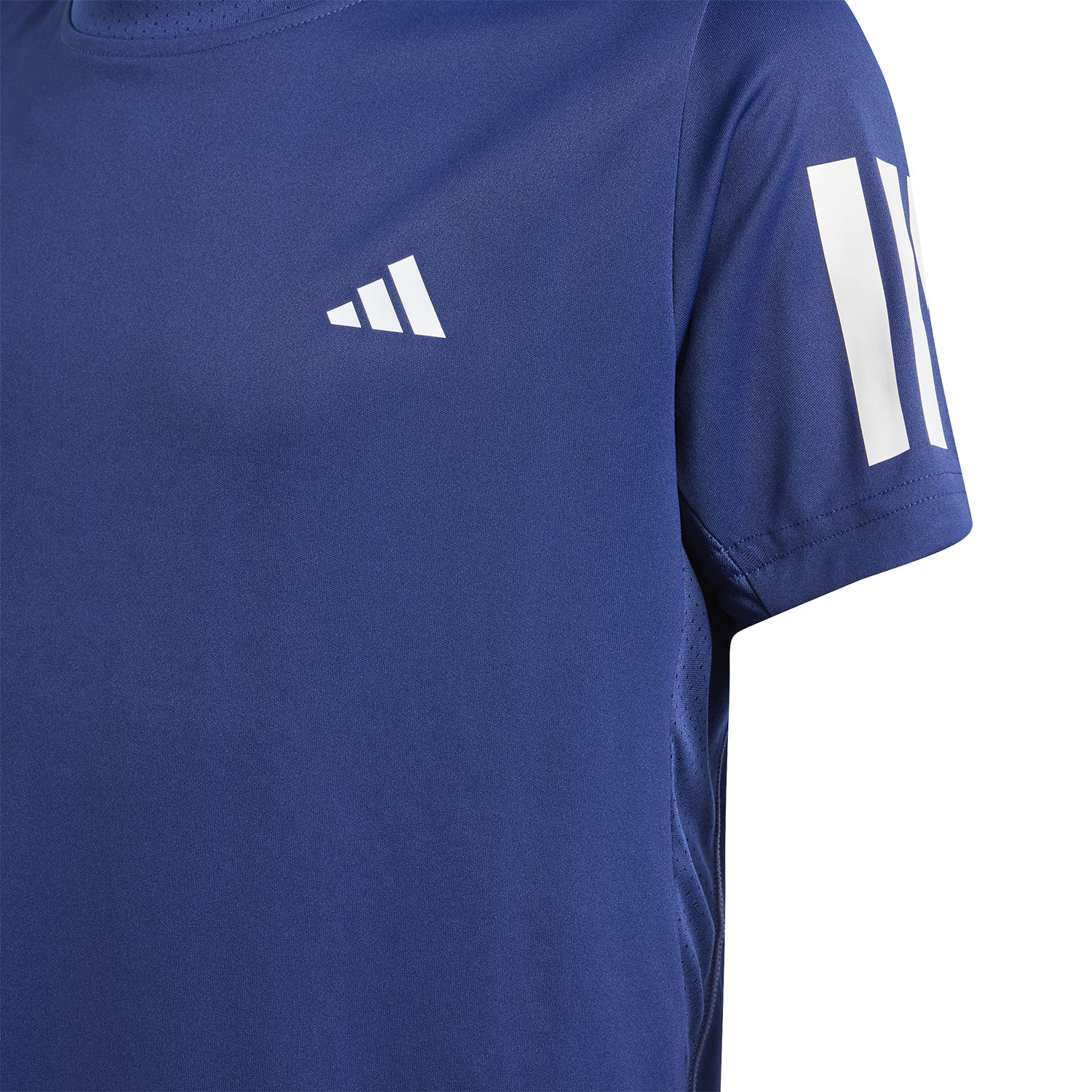 adidas Club 3 Stripes Logo Camiseta Niño - Dark Blue