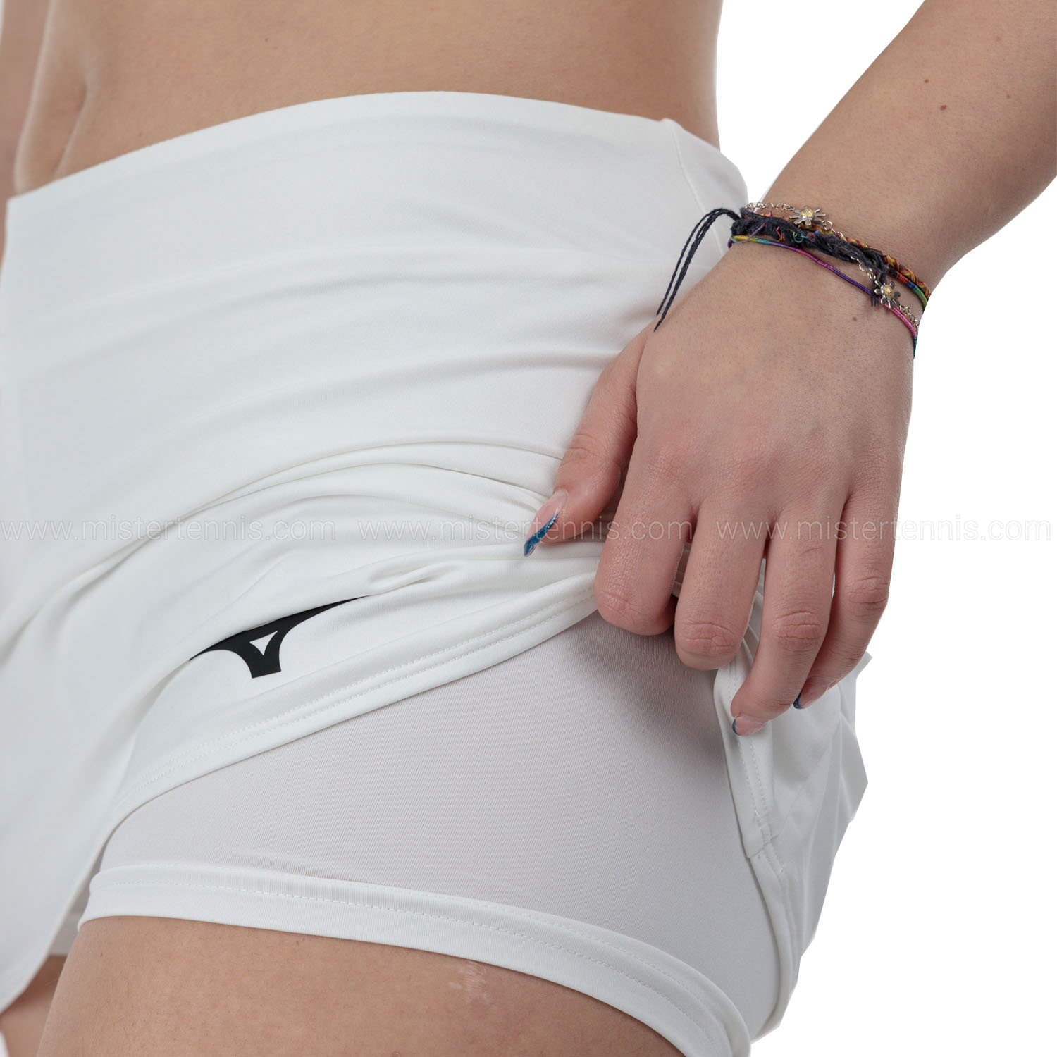 Mizuno Flex Printed Skirt - White