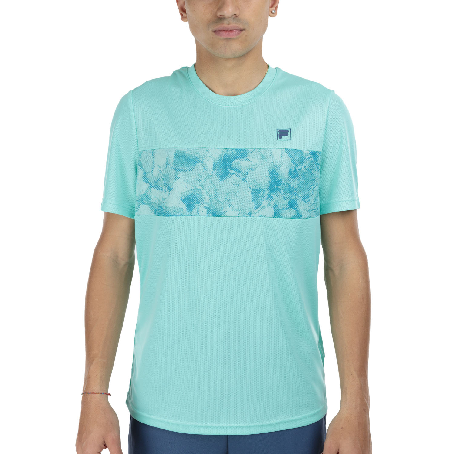 Fila Cailan Camiseta - Ice Green/Aop Print