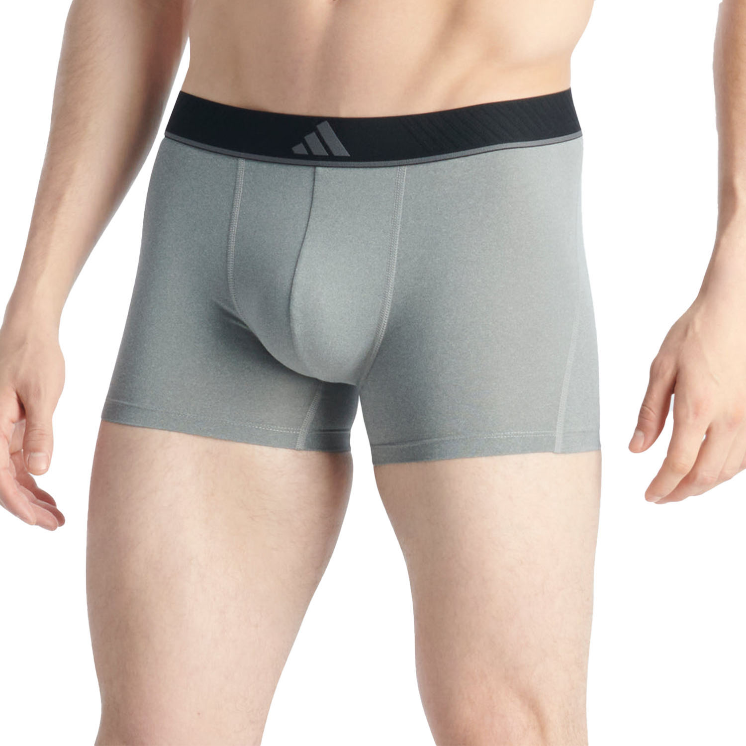 adidas Active Micro Flex x 3 Boxer - Black/Heather Grey/Black Sand