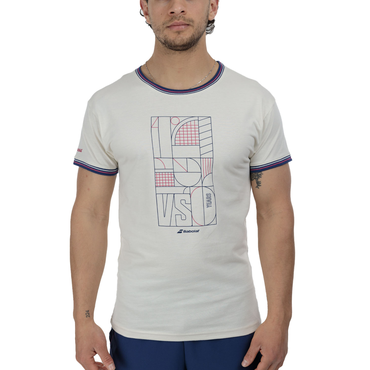 Babolat 150 Anni Camiseta - Cannoli Cream