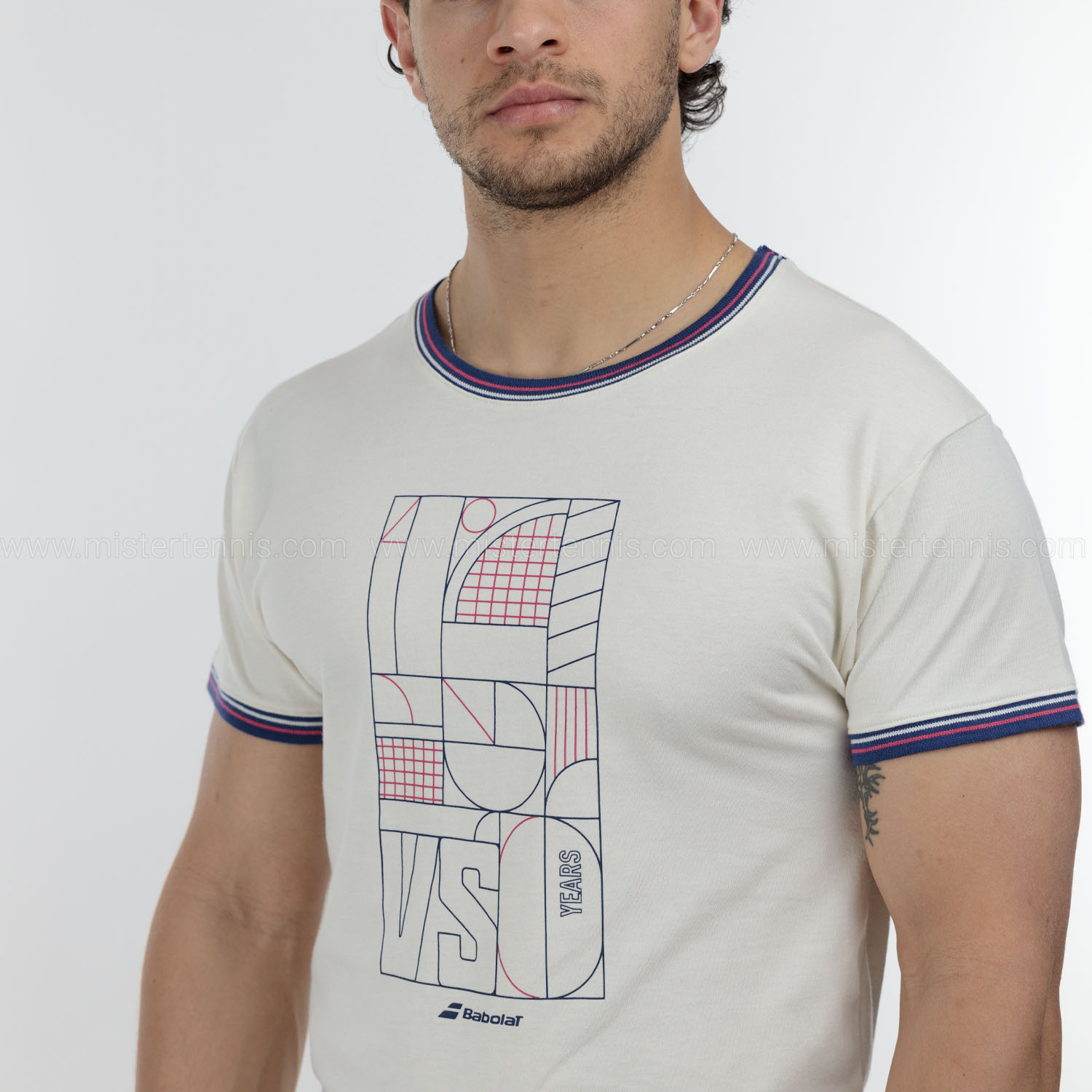 Babolat 150 Anni Camiseta - Cannoli Cream