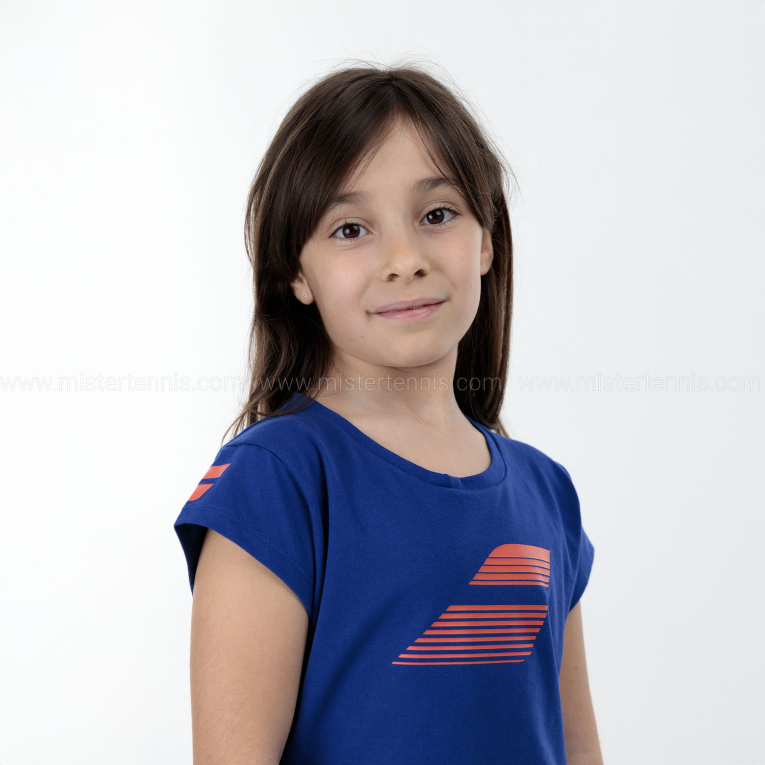 Babolat Exercise Logo Camiseta Niña - Sodalite Blue