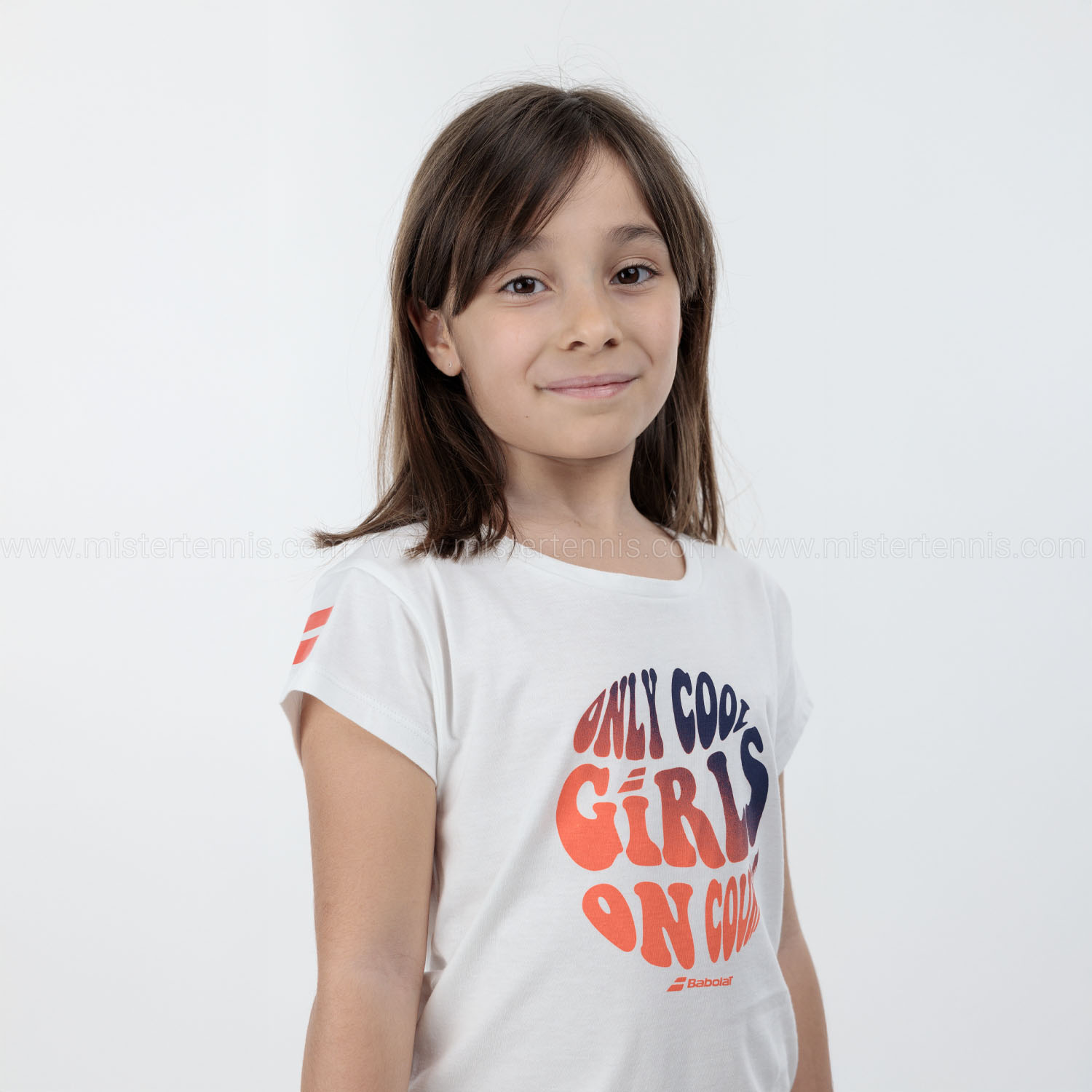 Babolat Exercise Logo Camiseta Niña - White