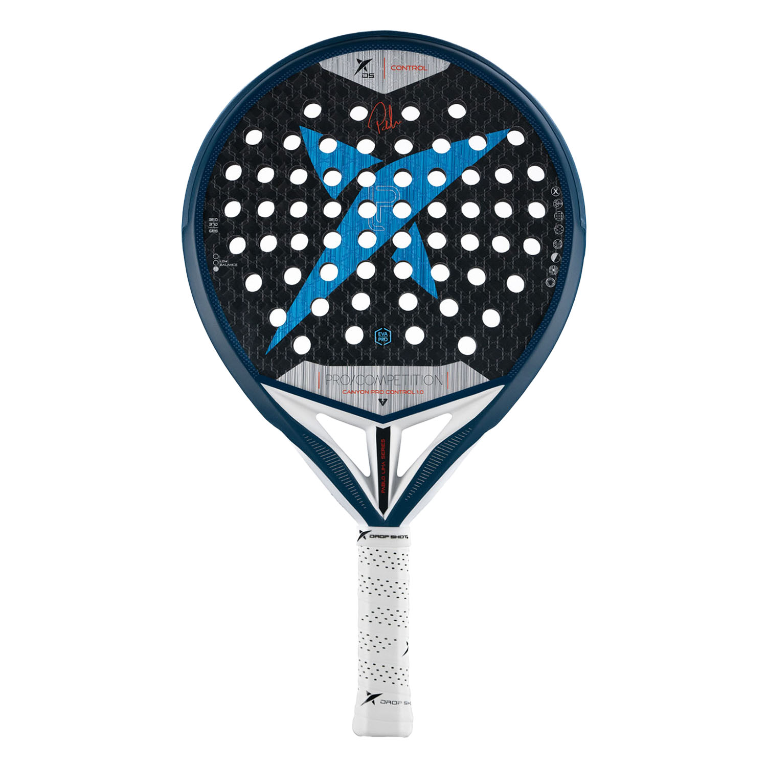 Drop Shot Canyon Pro Control 1.0 Padel - Black/Blue