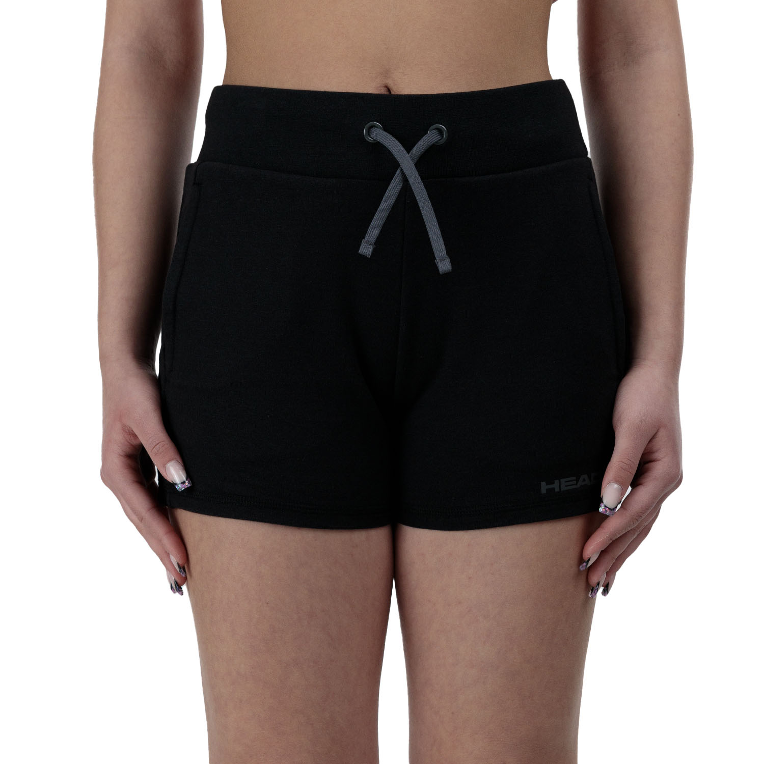 HEAD Club Original 3.5in Pantaloncini Bambina - Black