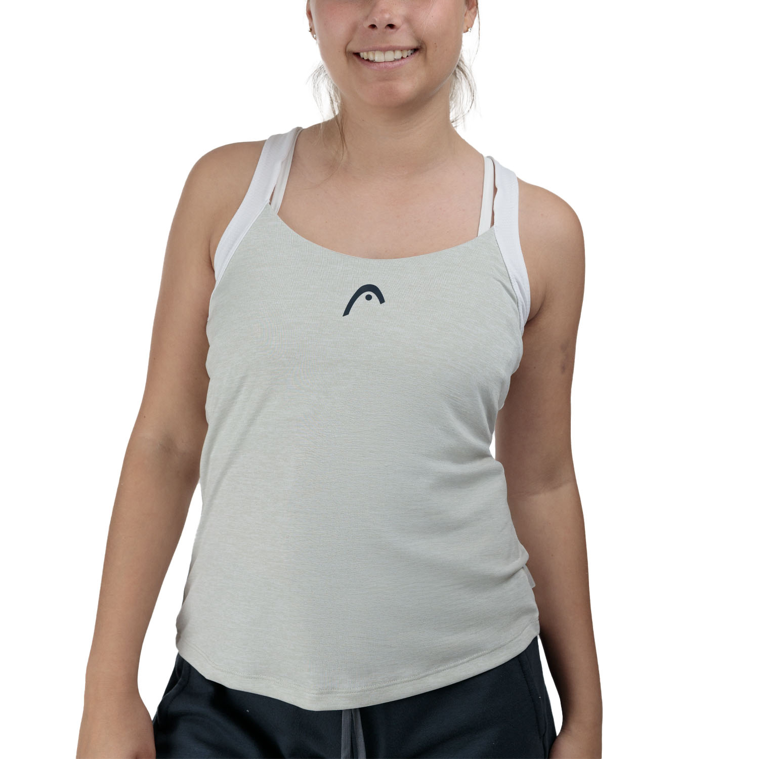 HEAD Play Tech Canotta - Willow Grey