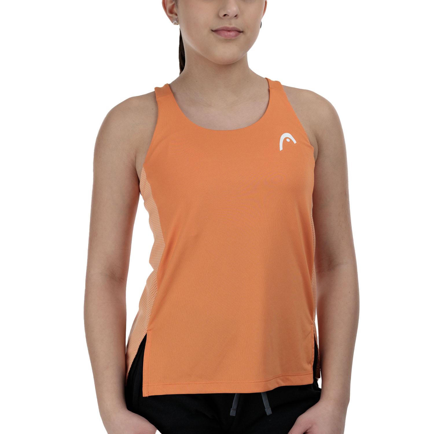 HEAD Spirit Canotta Bambina - Campfire Orange