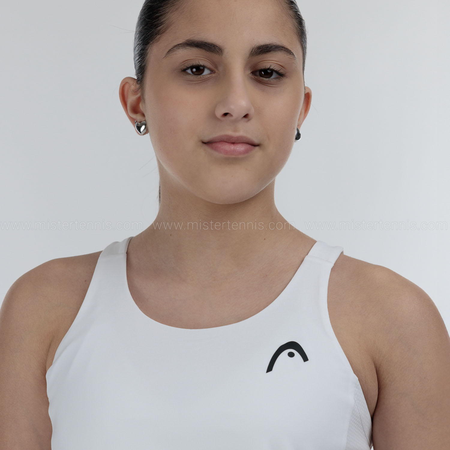 HEAD Spirit Canotta Bambina - White