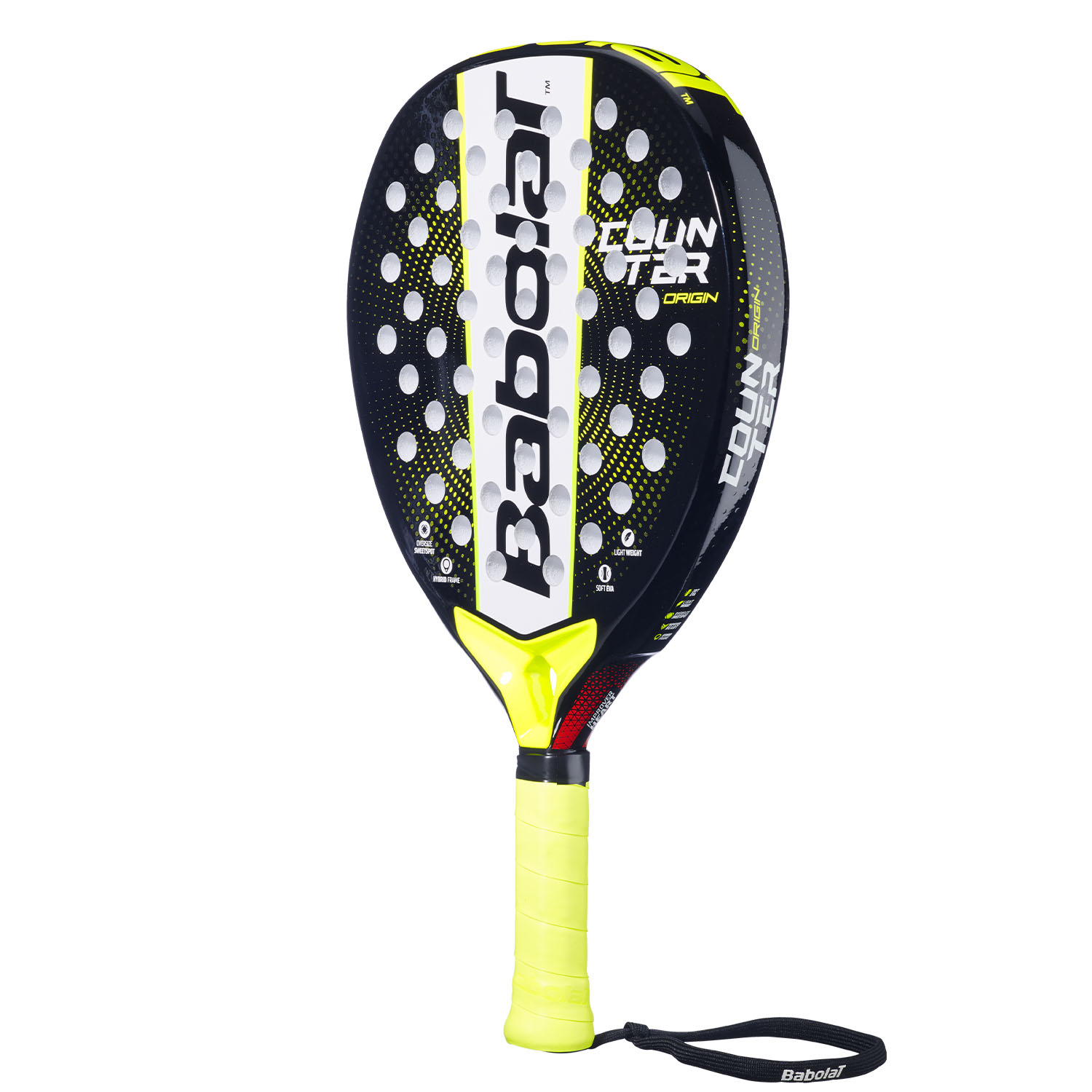 Babolat Counter Origin Padel - Black/Yellow