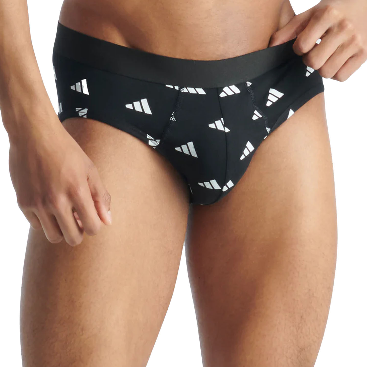 adidas Active Flex x 3 Briefs - Graphic Black/Black/Blue