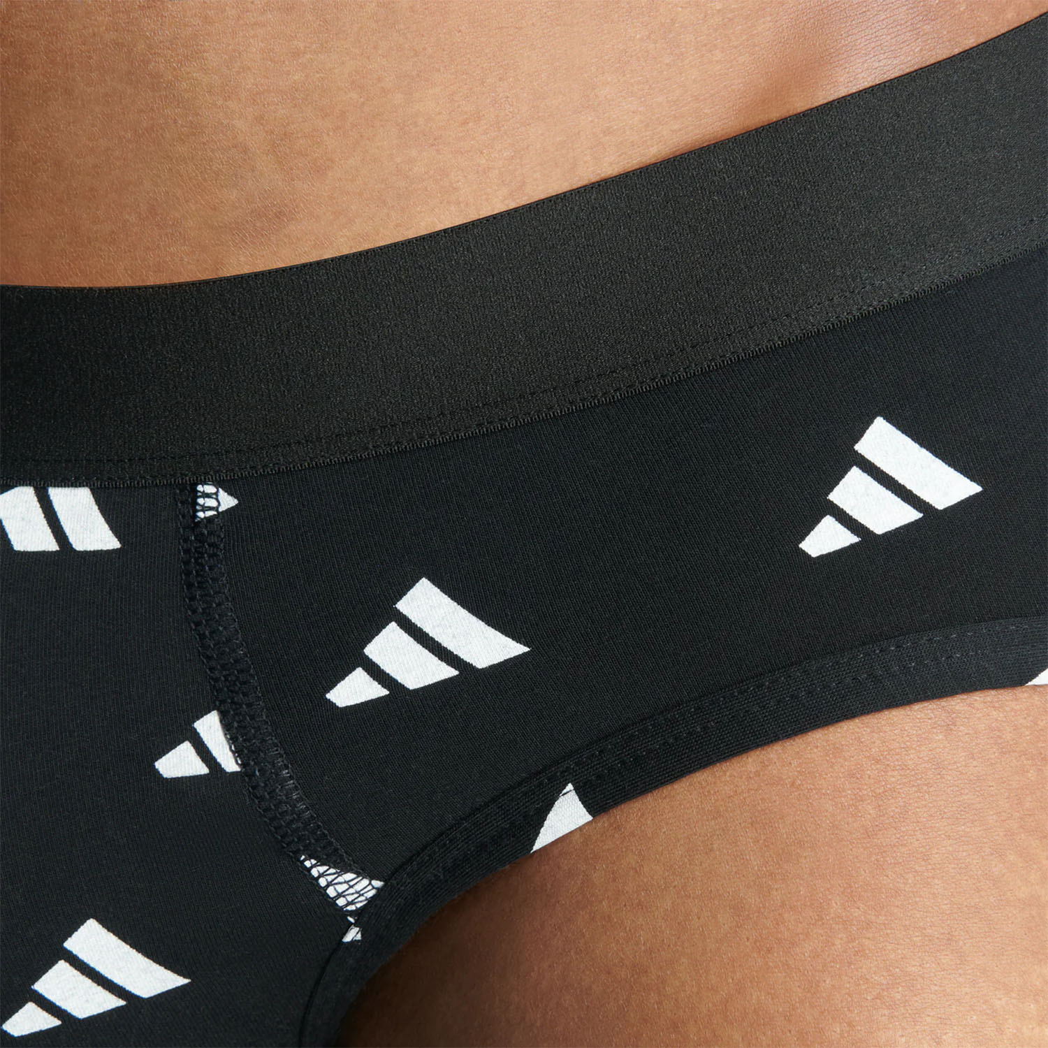 adidas Active Flex x 3 Briefs - Graphic Black/Black/Blue