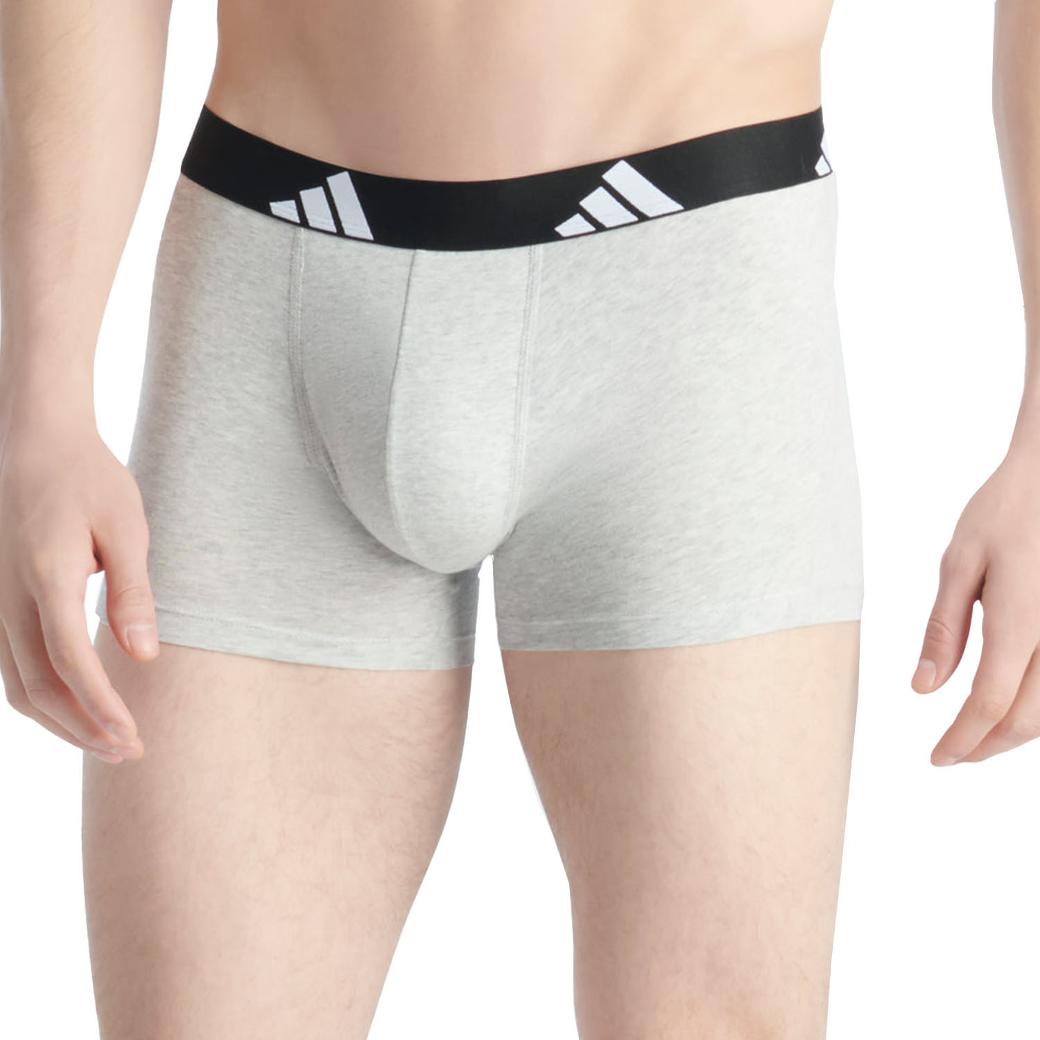 adidas Active Flex Logo x 3 Boxer - White/Grey/Black