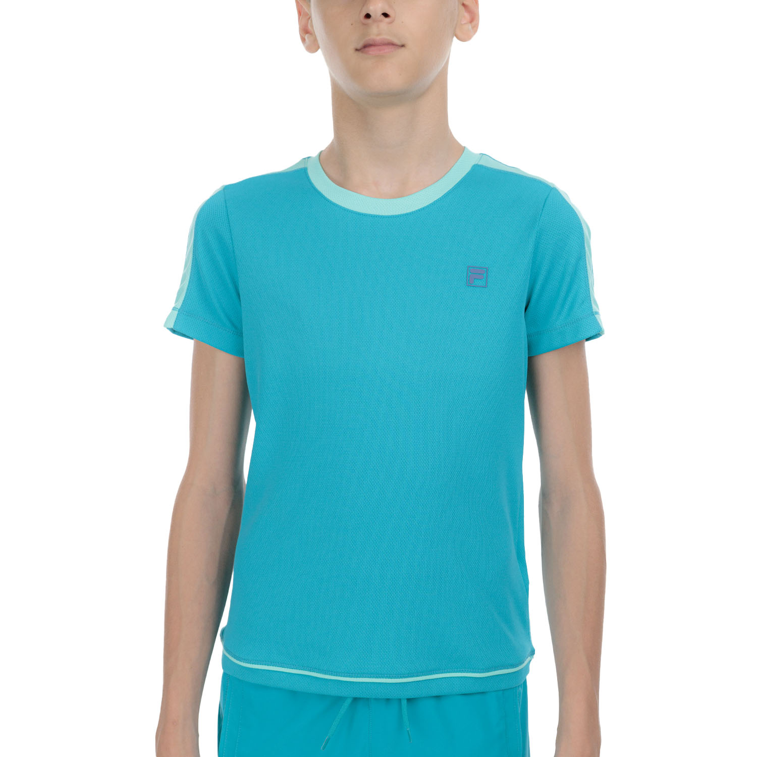 Fila Elias Maglietta Bambino - Capri Breeze/Ice Green