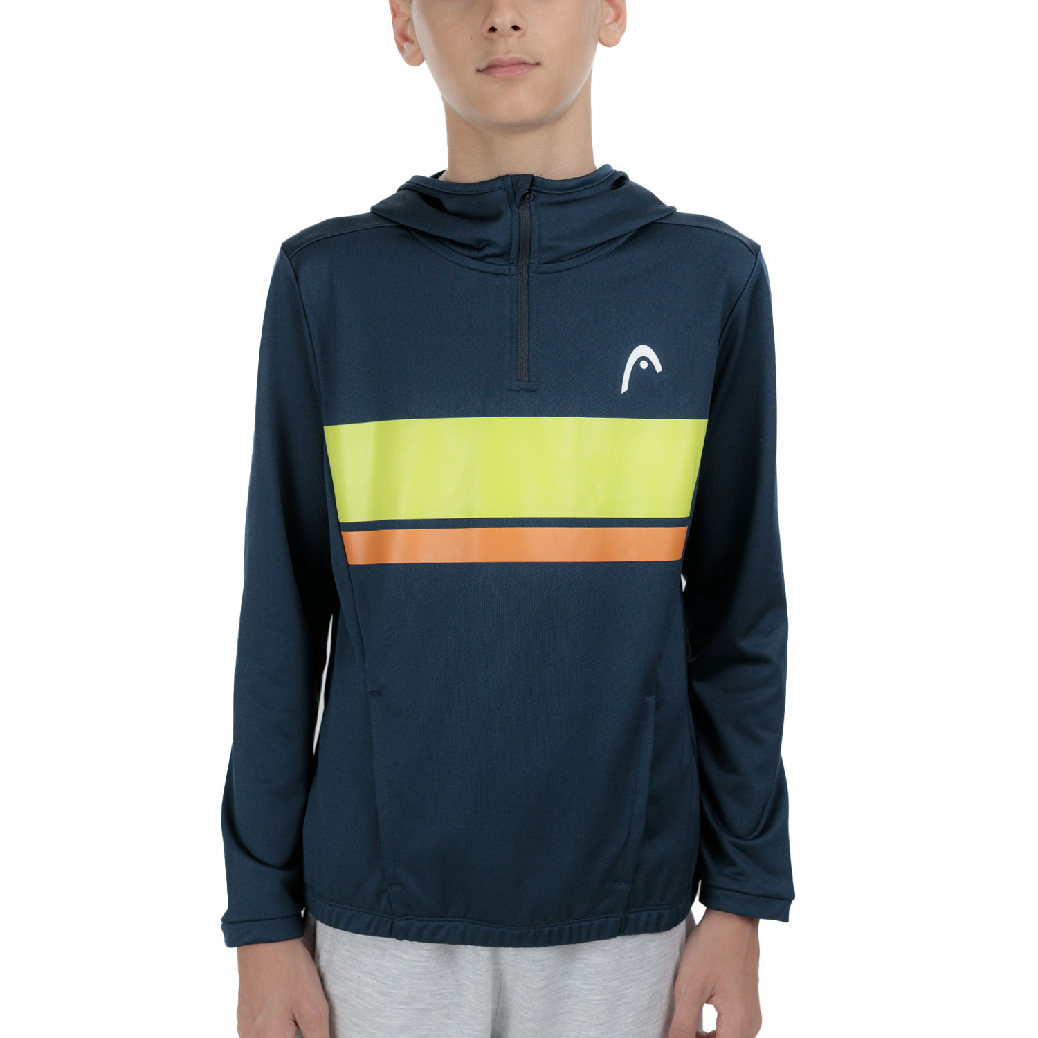 HEAD Topspin Sudadera Niño - Navy/Lightlime
