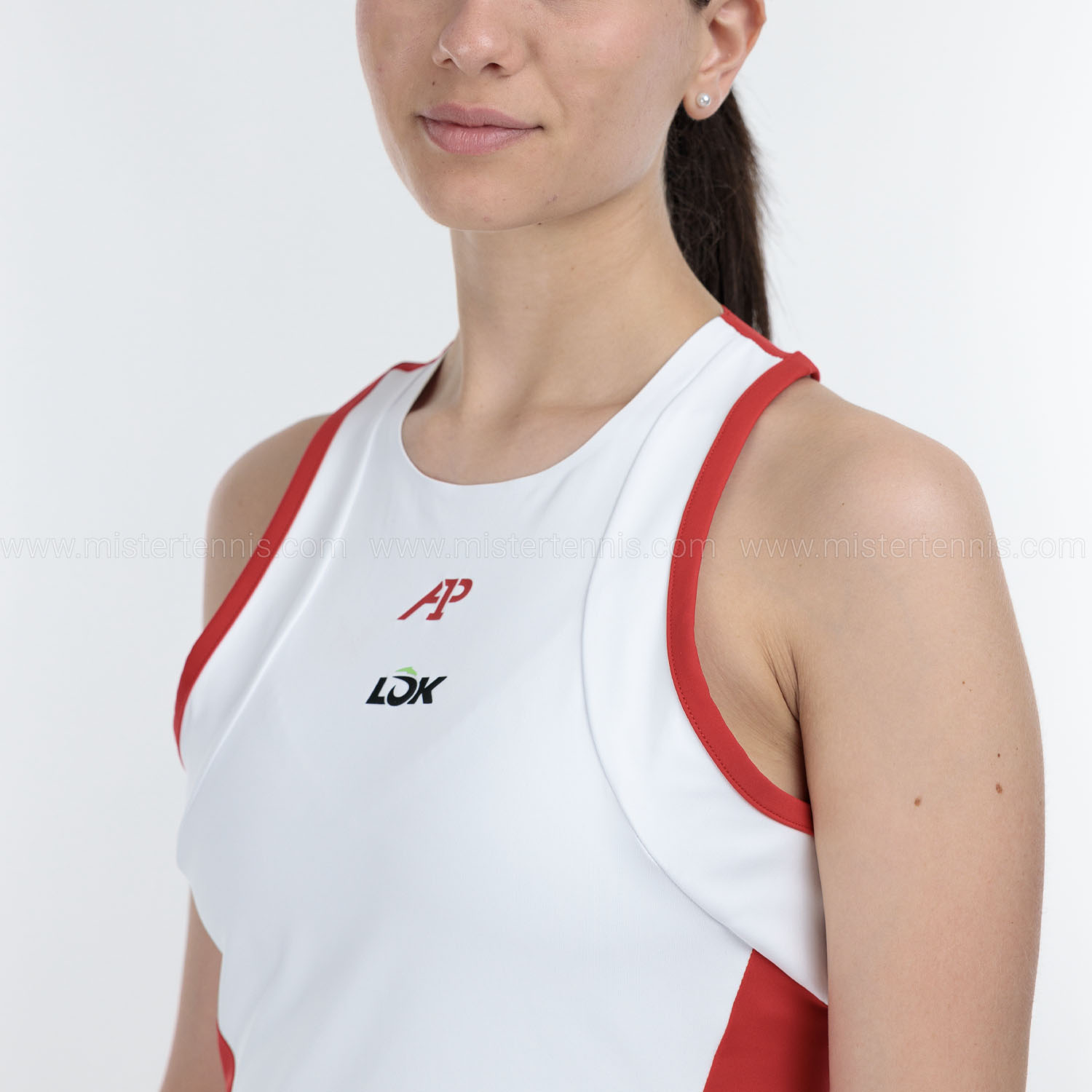 LOK Elk A1 Top - White/Red