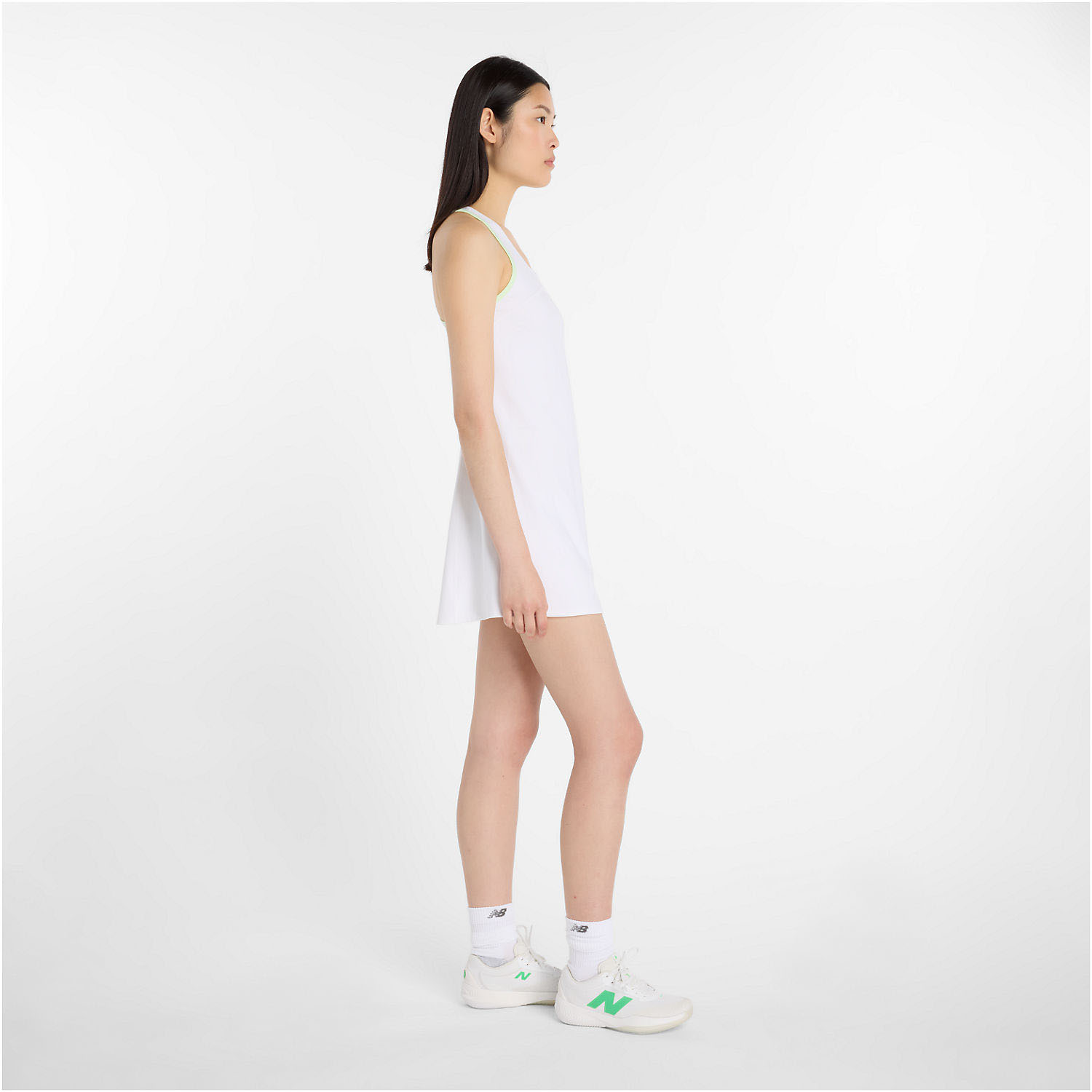 New Balance Tournament Vestido - White
