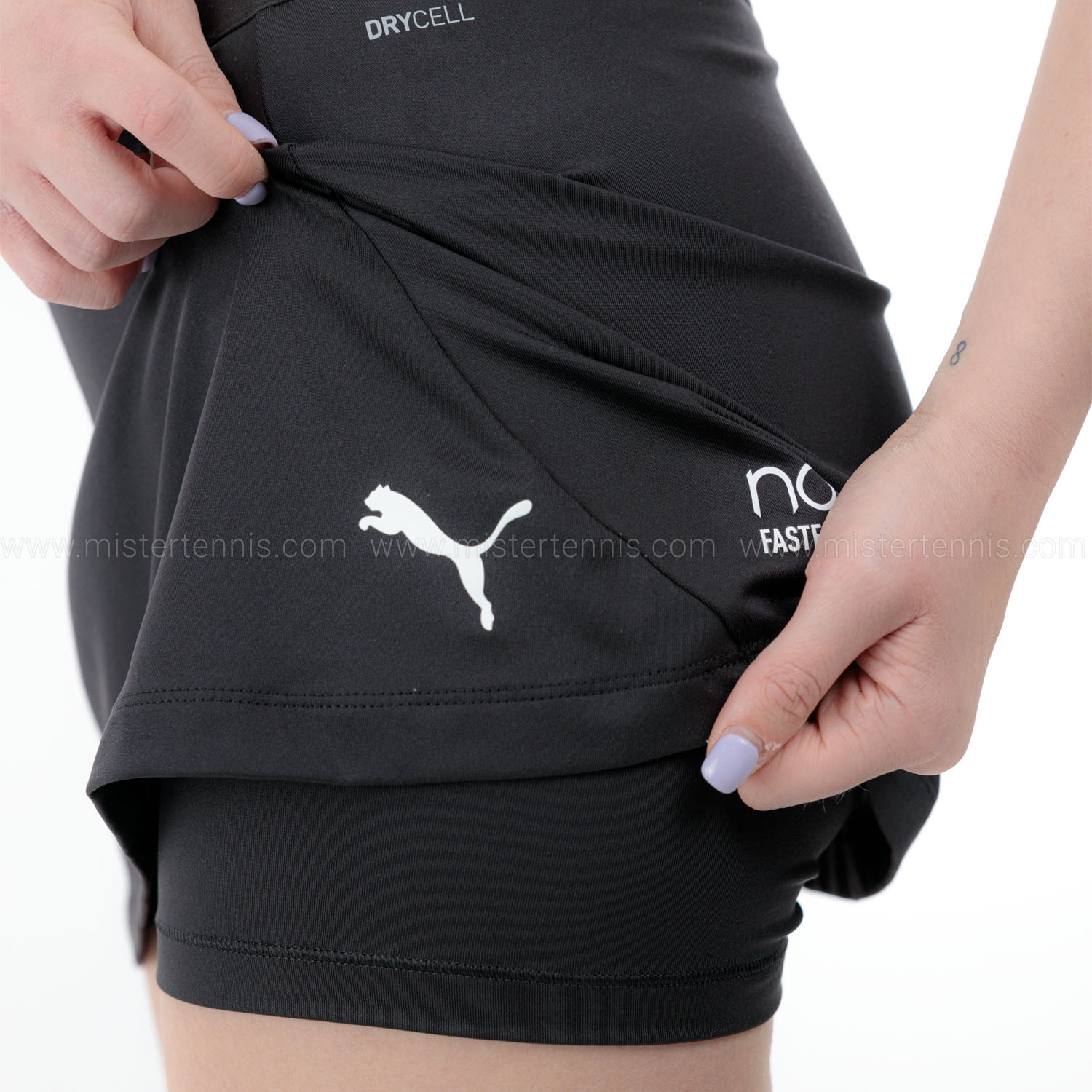 Puma Individual Pro Falda - Black/White