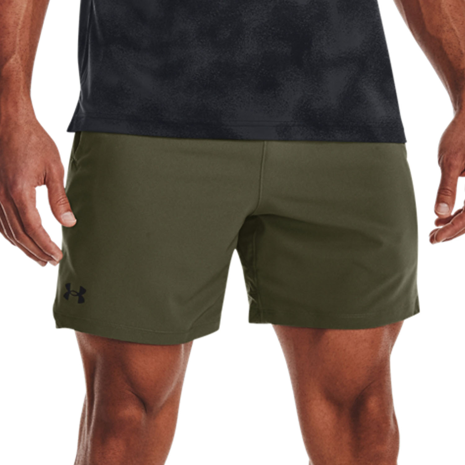 Under Armour Vanish Woven 6in Shorts - Marine Od Green/Black