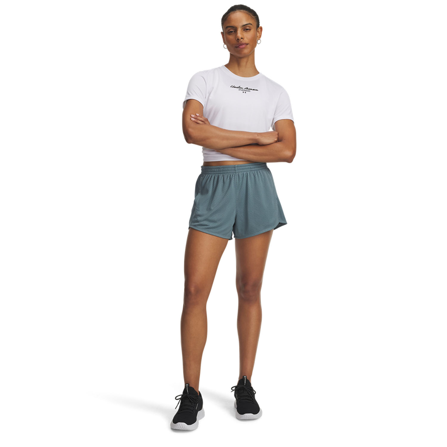 Under Armour Tech Play Up Pro 3in Shorts - Jasper Blue