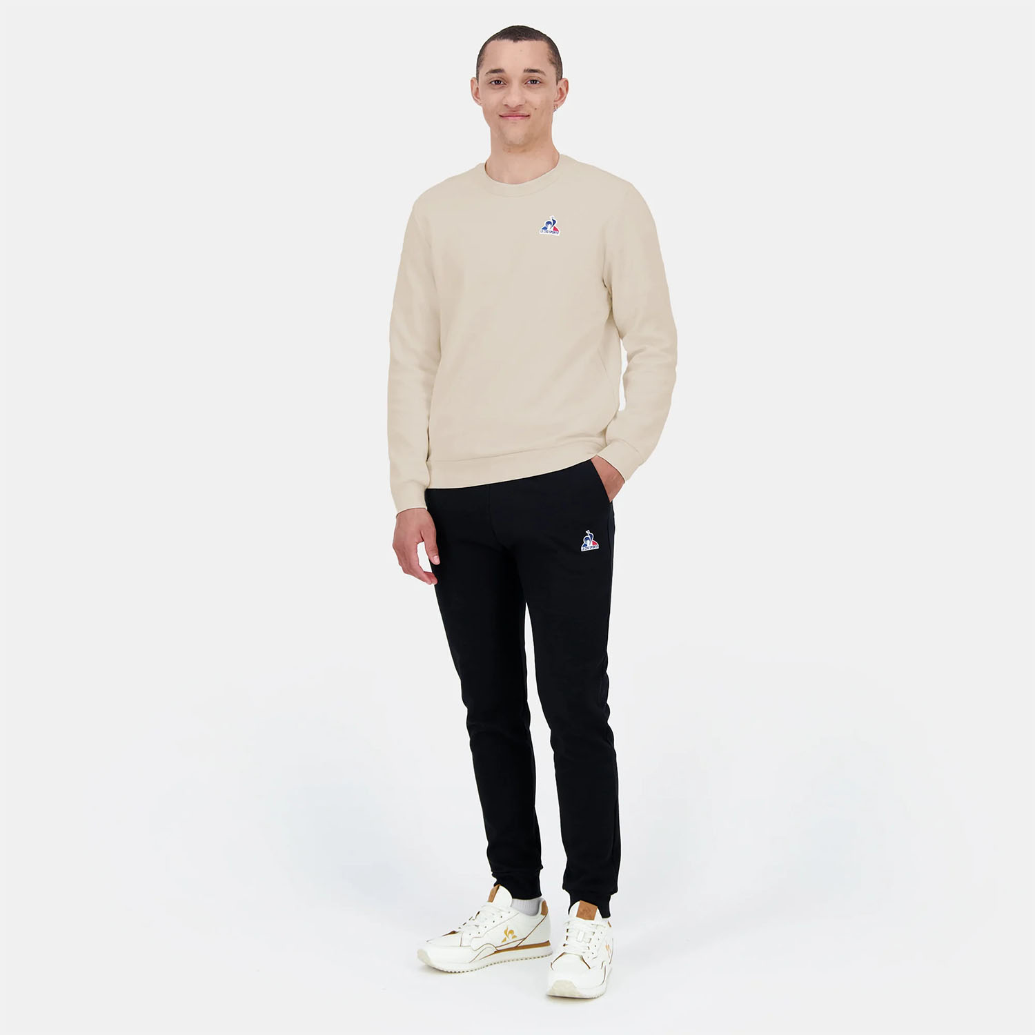 Le Coq Sportif Essentiels Sudadera - Ecru