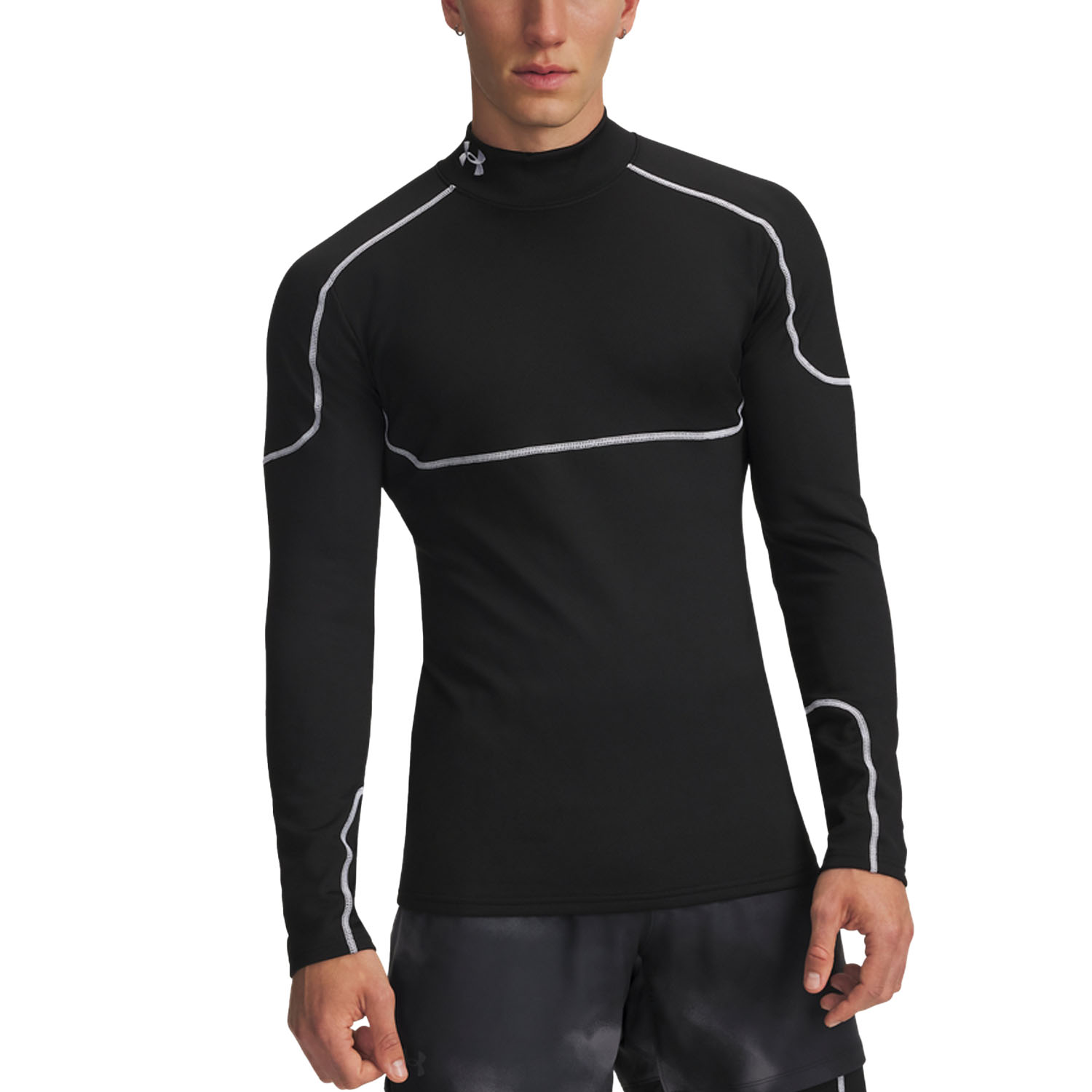 Under Armour Cold Weather Grid Camisa - Black/White