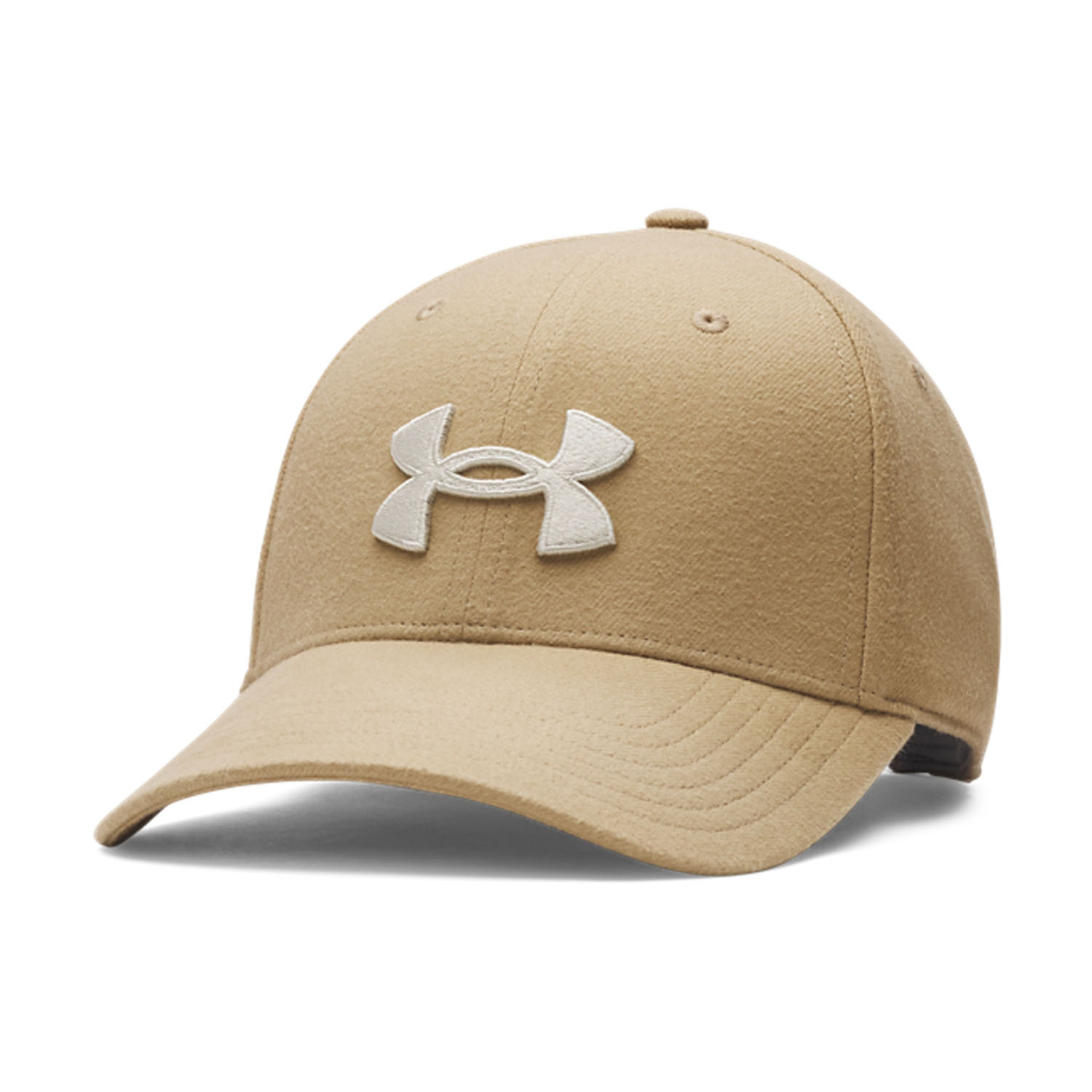 Under Armour Brushed Blitzing Gorra - Camel/Summit White