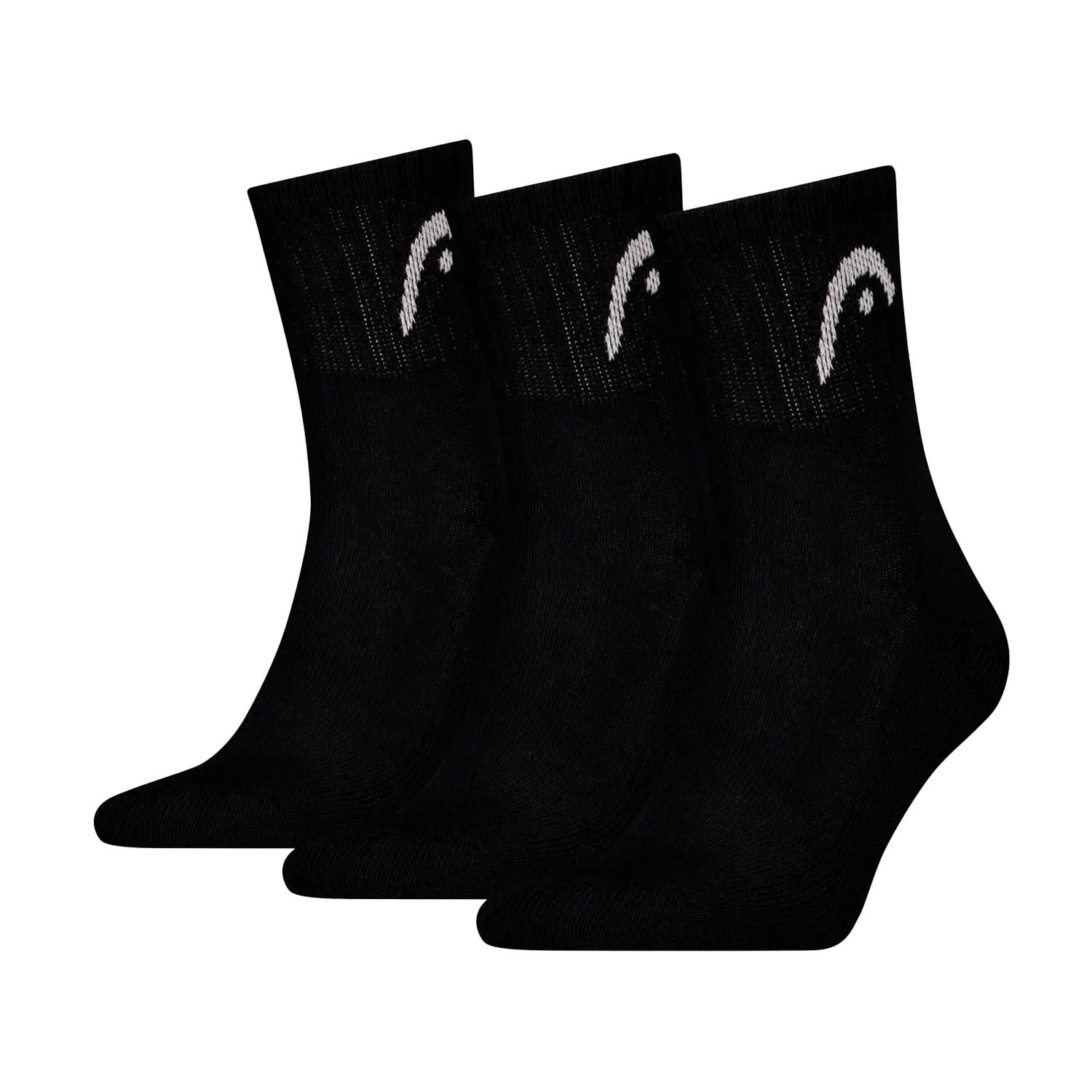HEAD Club Crew x 3 Calcetines - Black