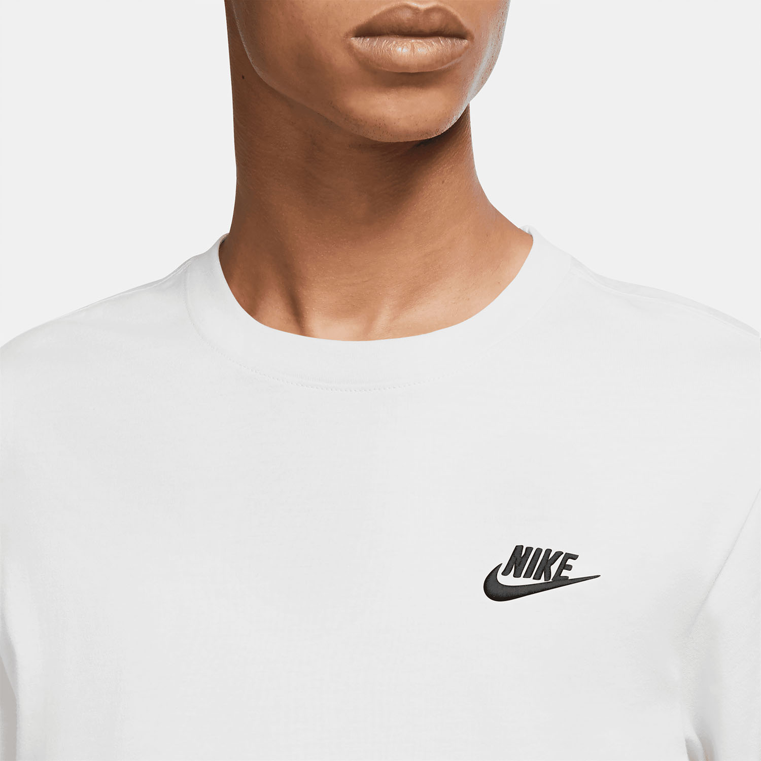 Nike Club Logo Maglia - White/Black