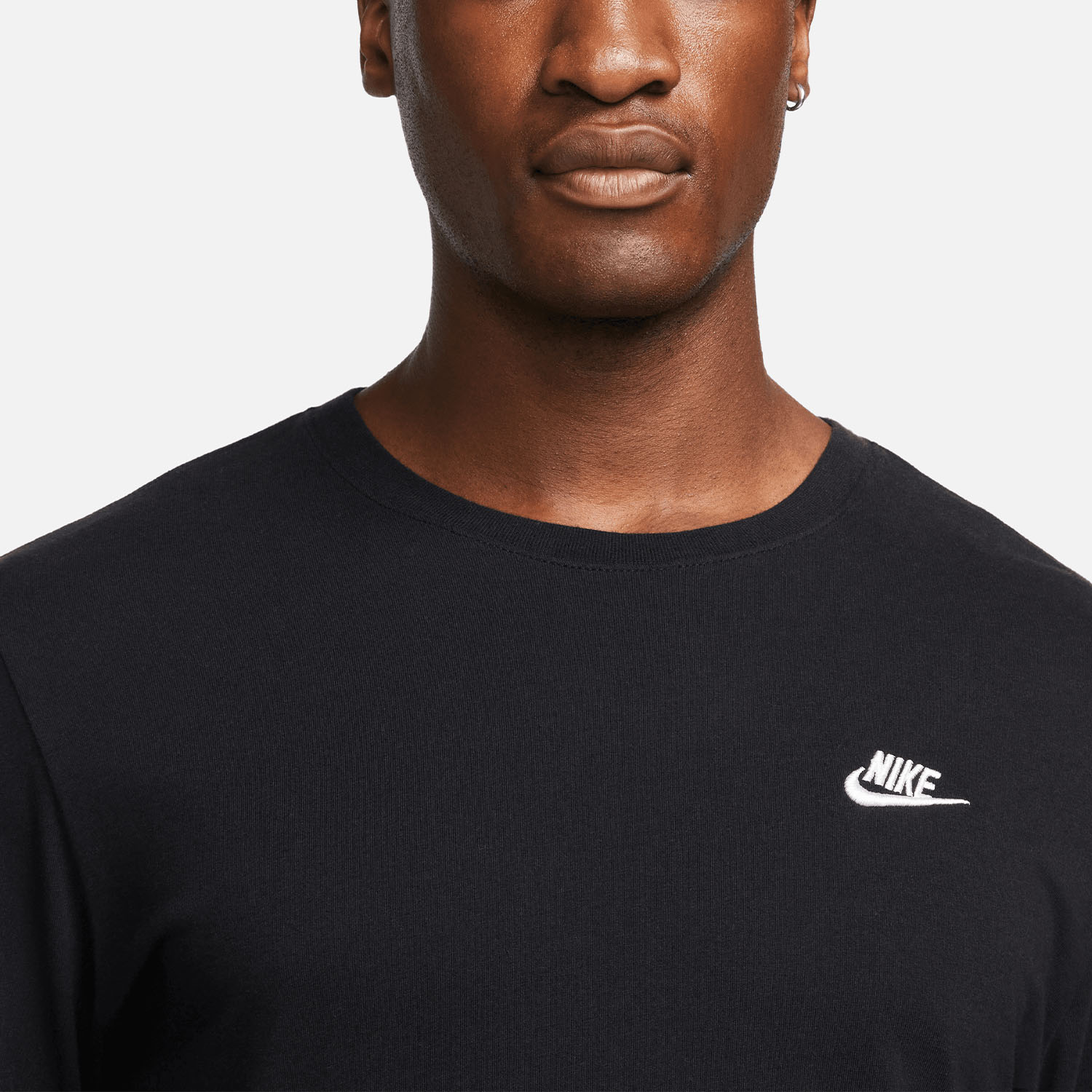 Nike Club Logo Maglia - Black/White
