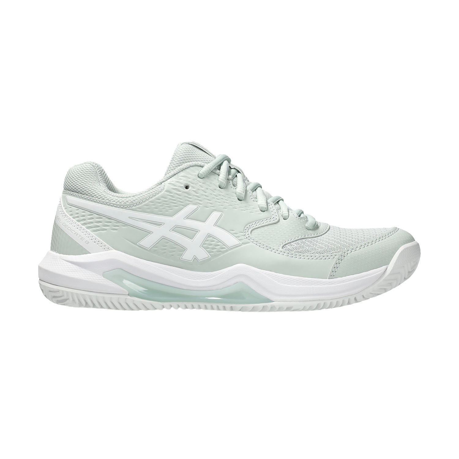 ASICS Gel Dedicate 8 Clay Women's Tennis Shoes Lichen Rock/White