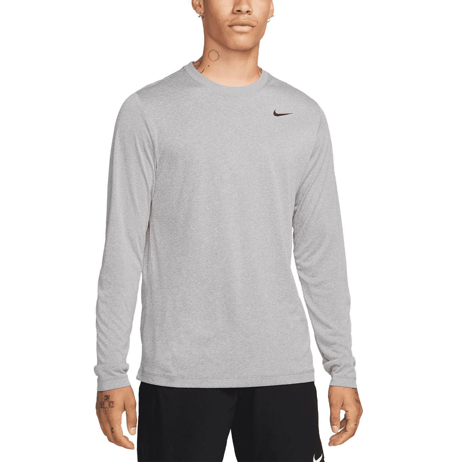 Nike Dri-FIT Legend Men's Padel Shirt - Tumbled Grey