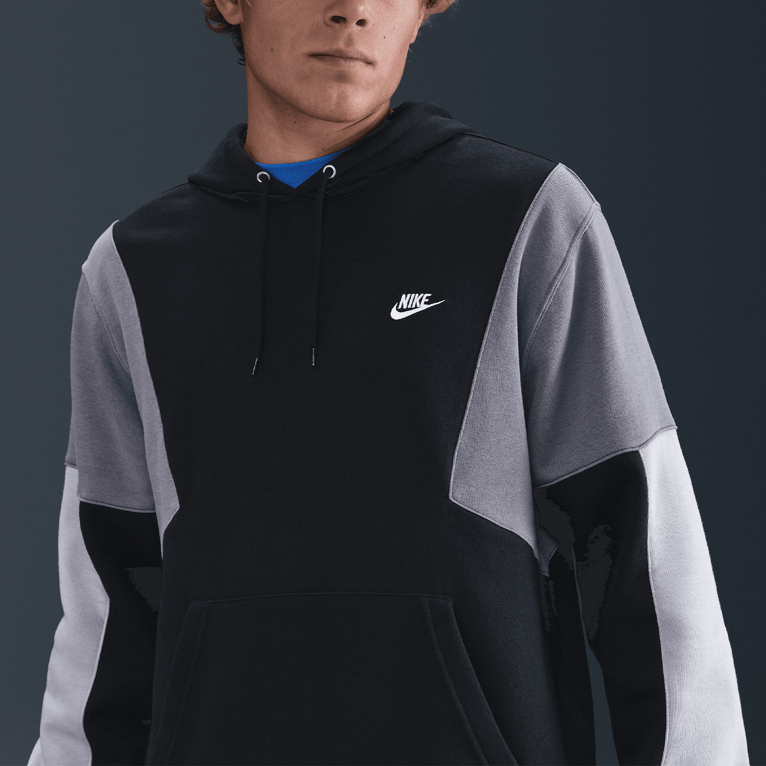Nike Club Fleece Chandal - Black/Light Smoke Grey/Smoke Grey/White