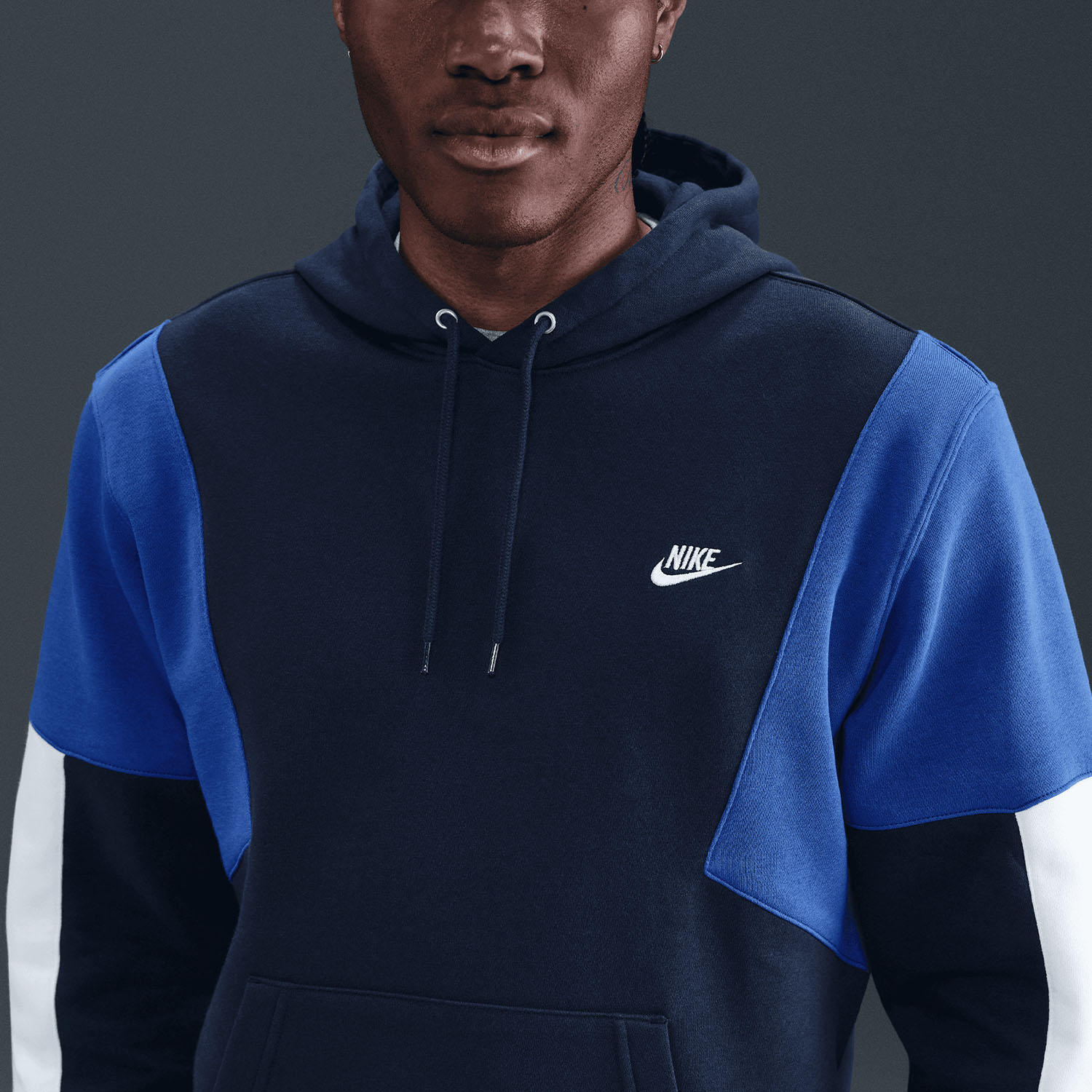 Nike Club Fleece Chandal - Obsidian/White/Game Royal