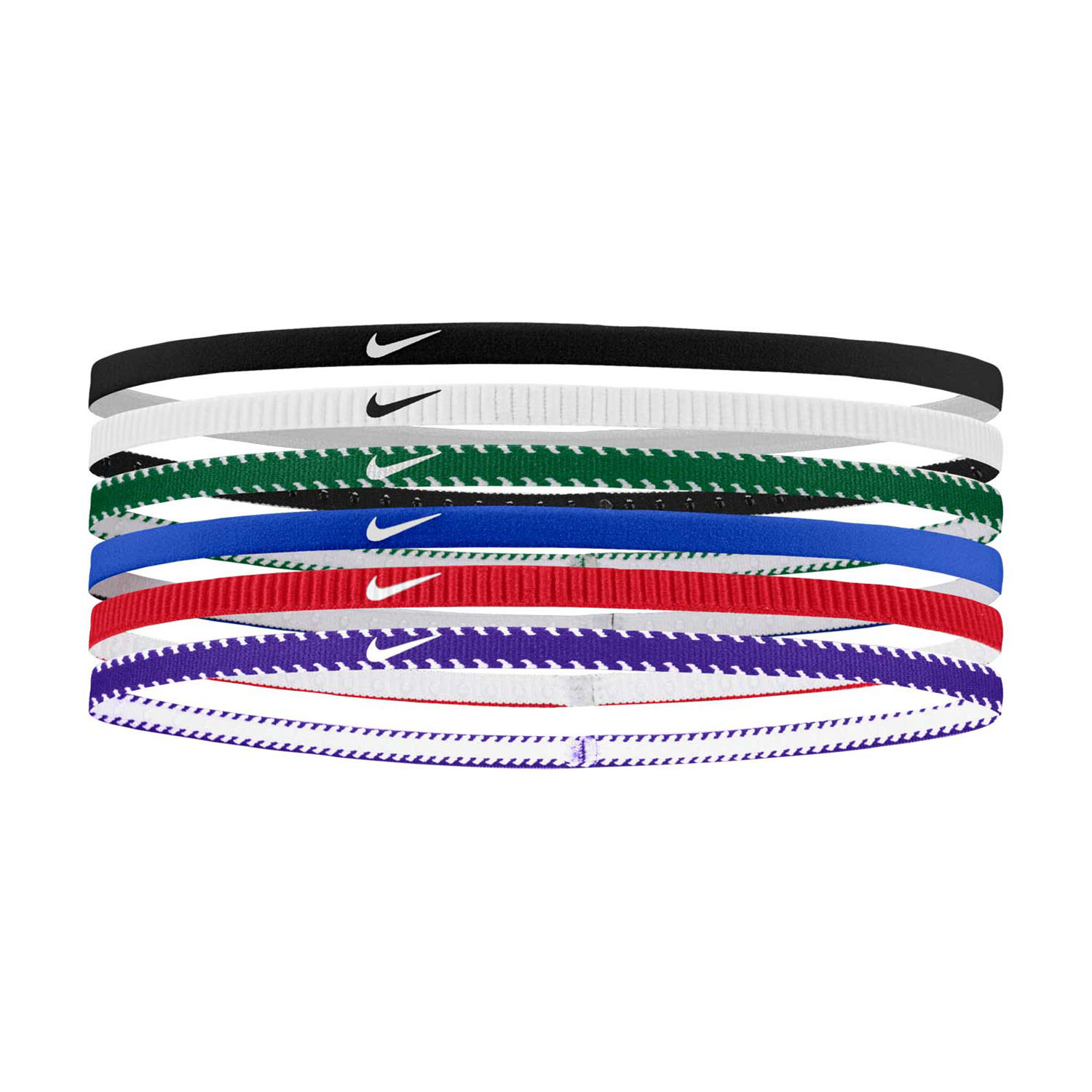 Nike Flex Slim x 6 Mini Bandas - Game Royal/University Red/White
