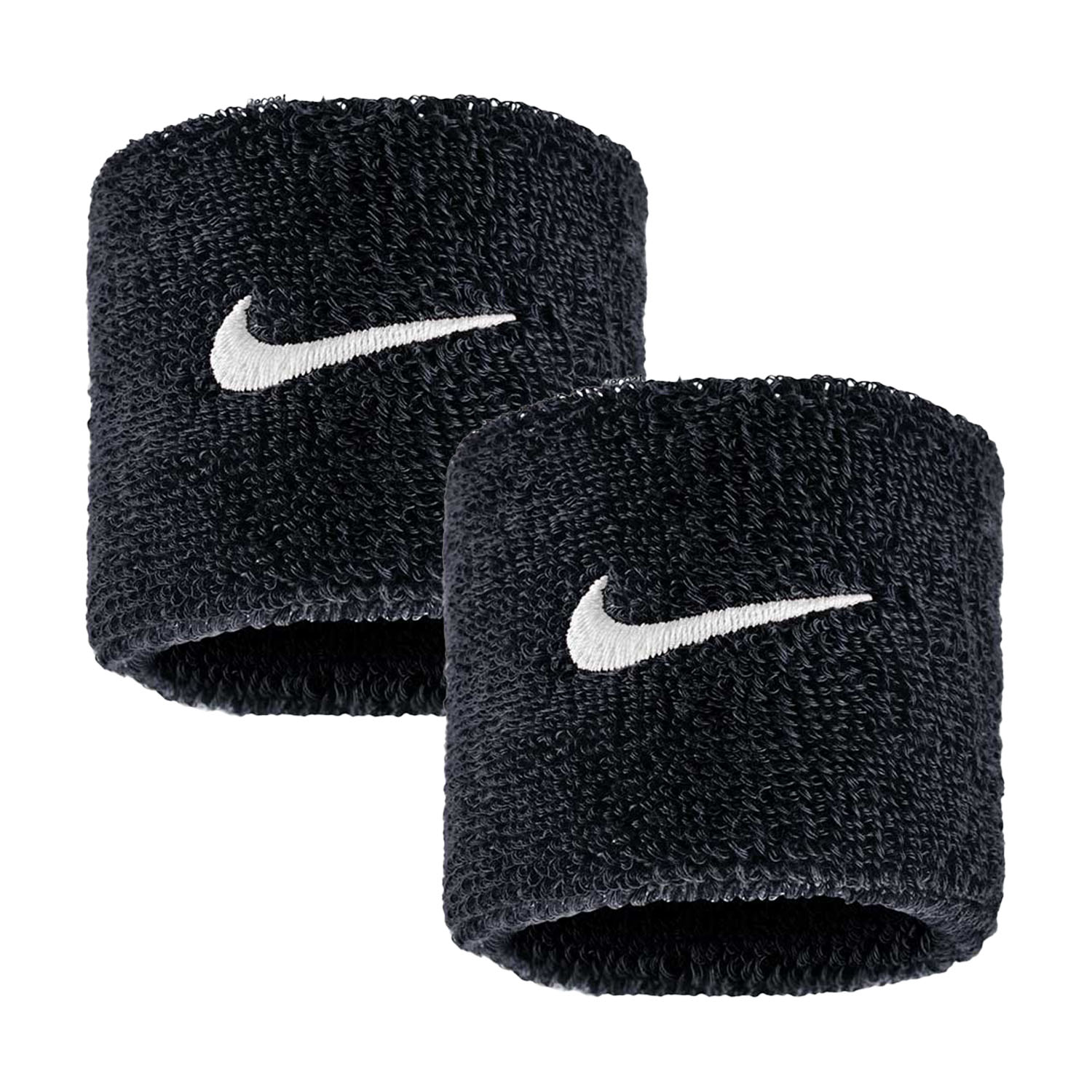Nike Swoosh Classic Polsini Corti - Black/White
