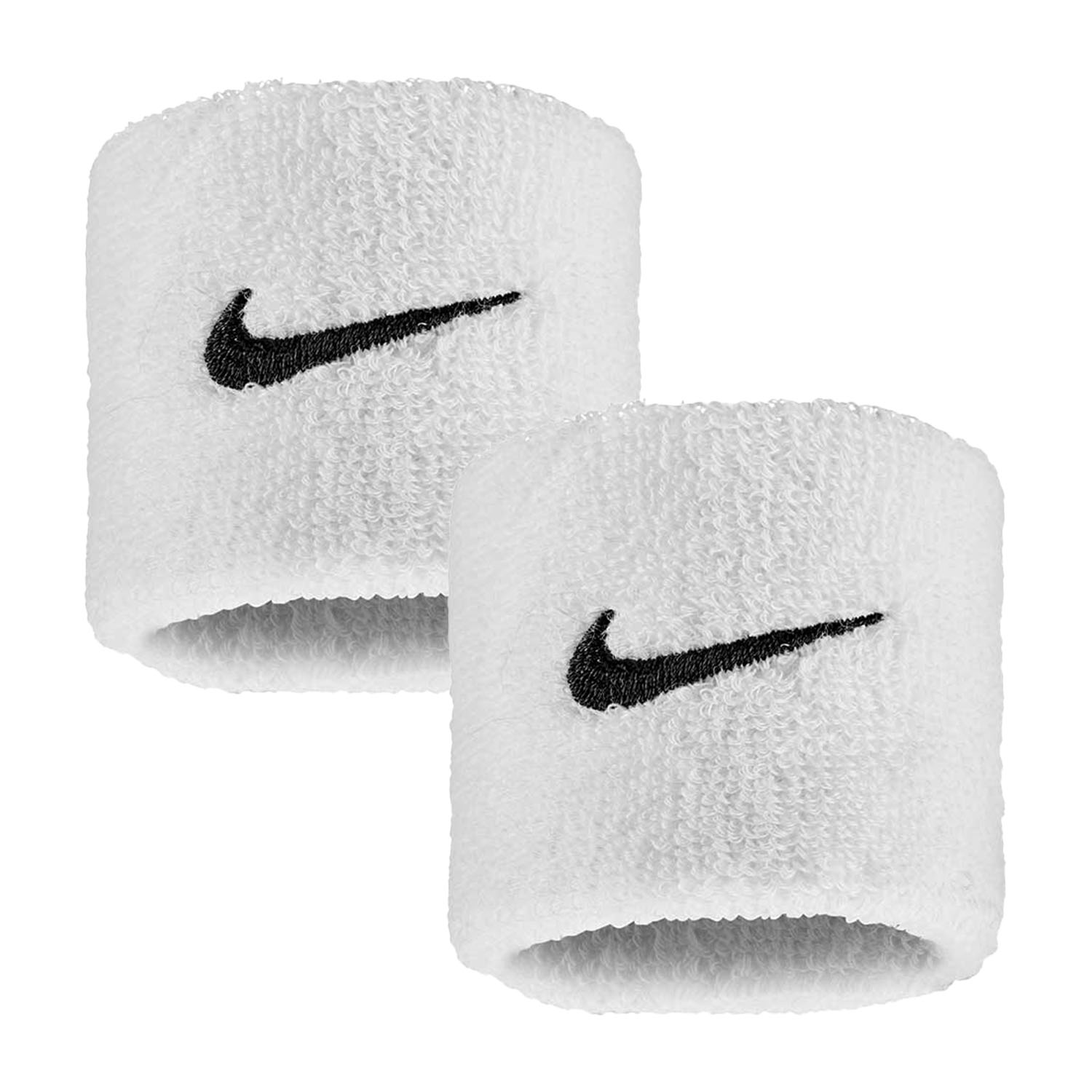 Nike Swoosh Classic Polsini Corti - White/Black