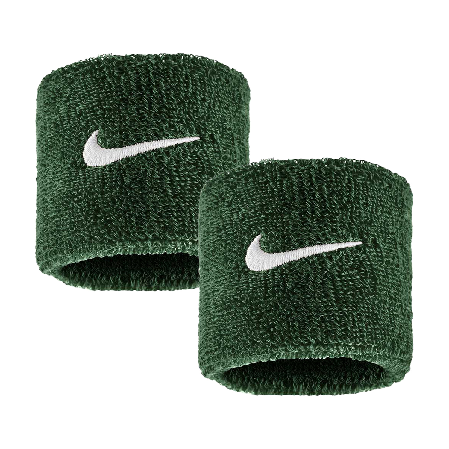 Nike Swoosh Classic Polsini Corti - Gorge Green/White