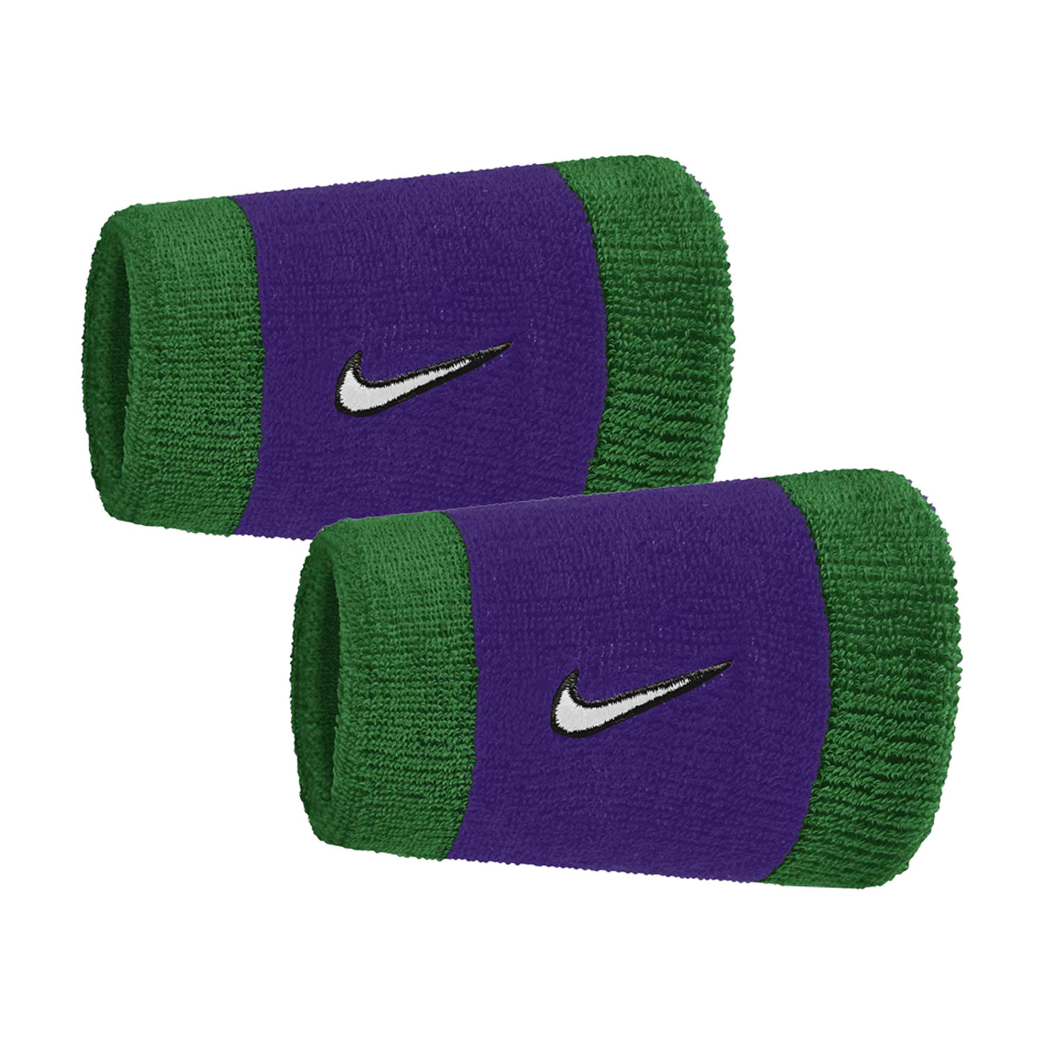 Nike Swoosh Classic Polsini Lunghi - Clover/Fierce Purple/White