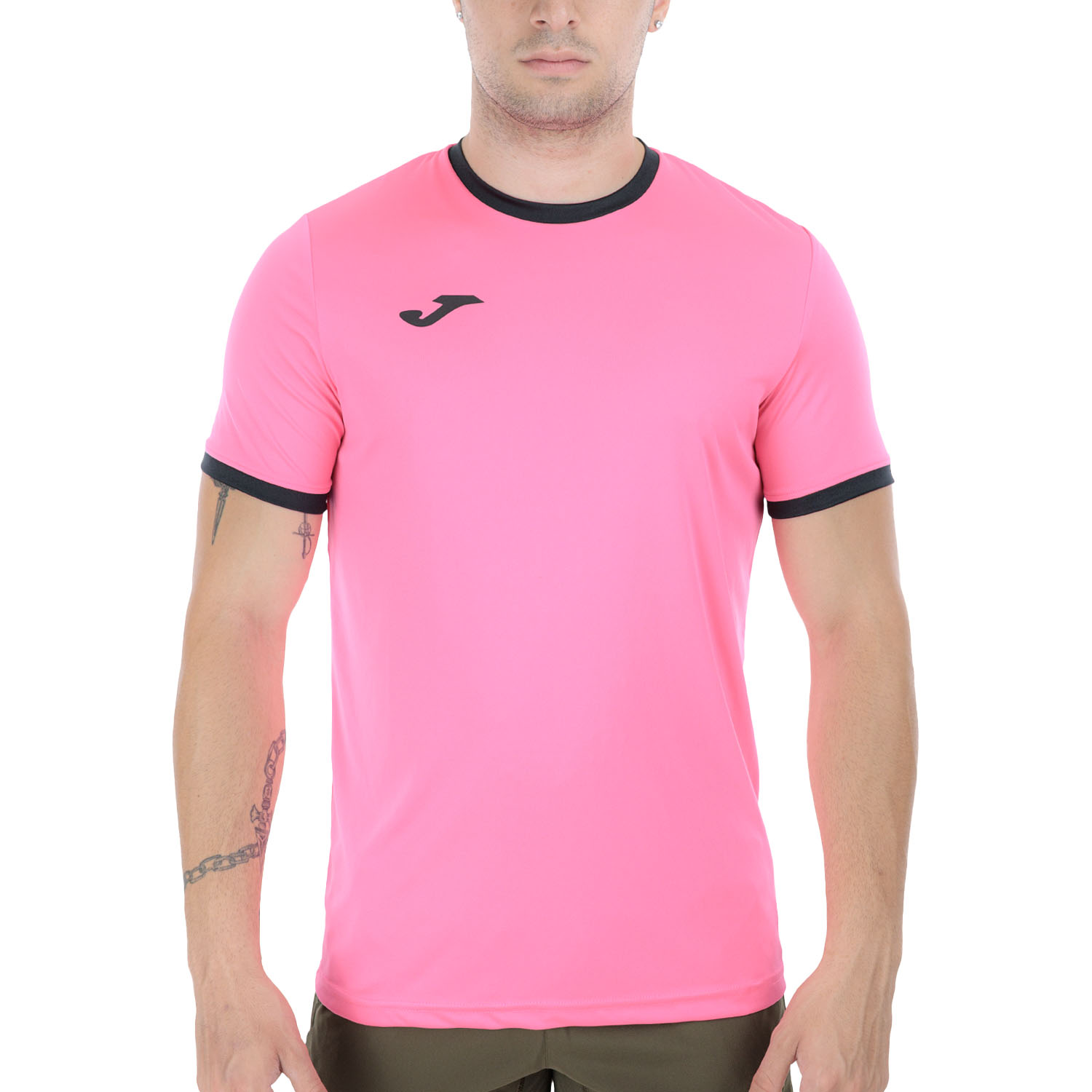 Joma Combi Premium Camiseta - Fluor Pink/Black