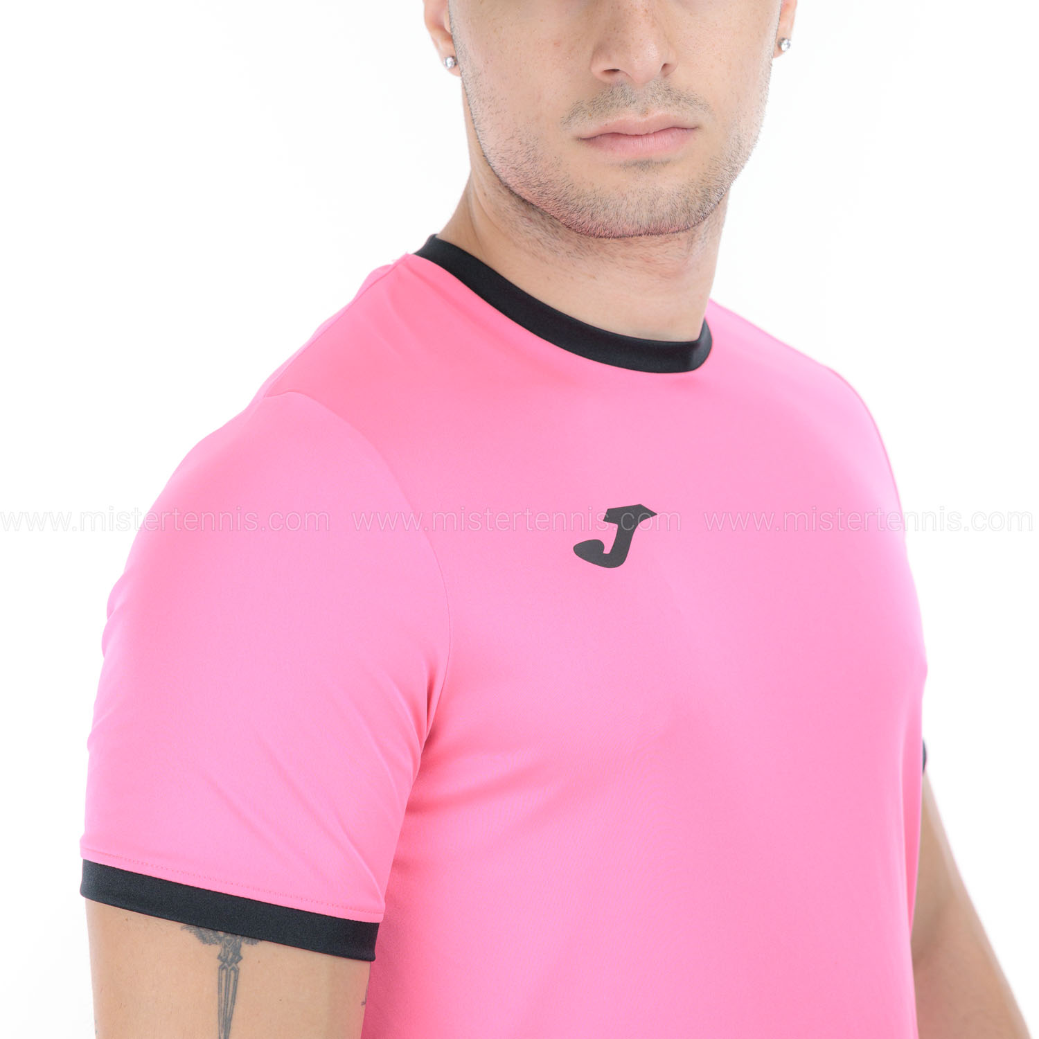 Joma Combi Premium Camiseta - Fluor Pink/Black