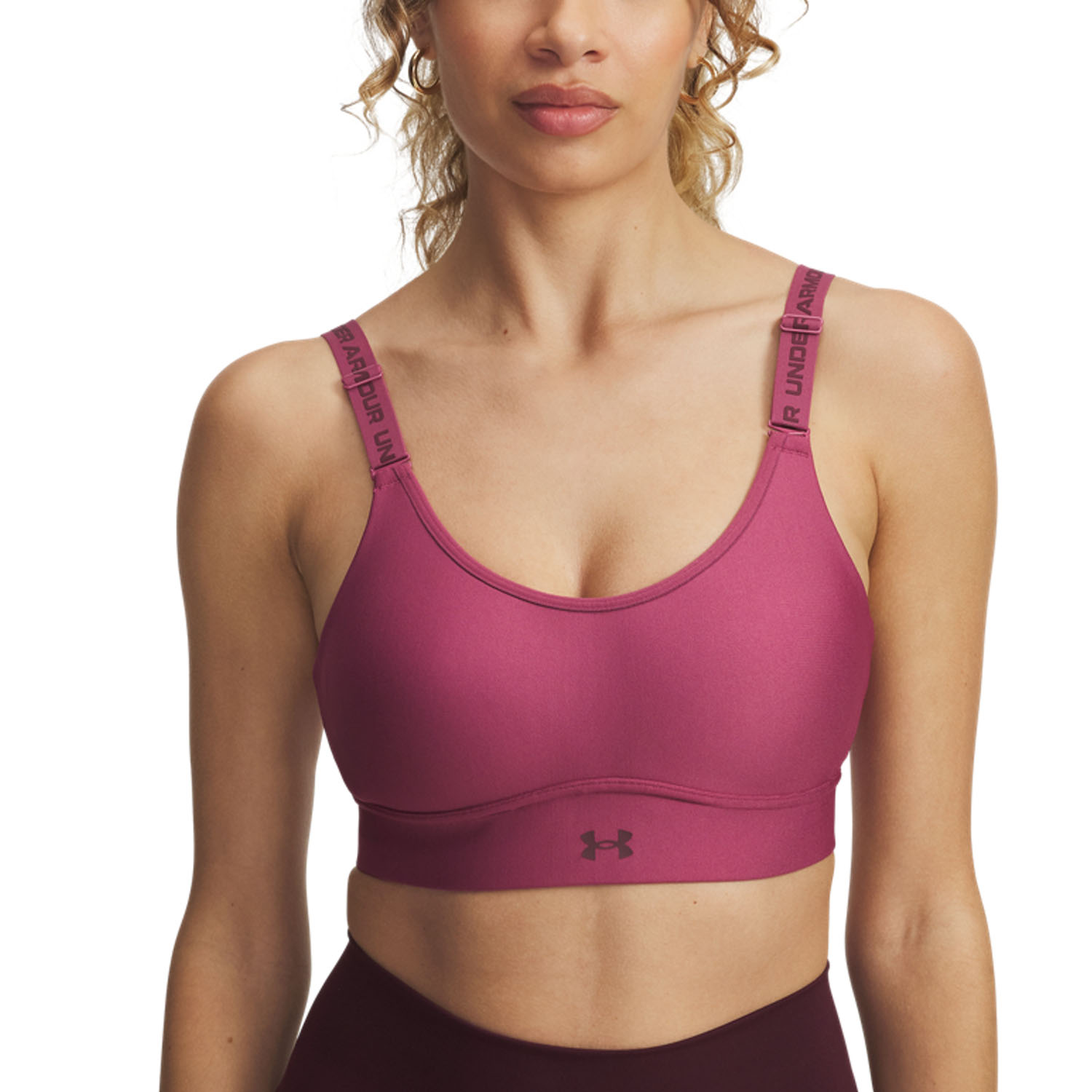 Under Armour Infinity Mid 2.0 Sujetador Deportivo - Fuchsia Dusk