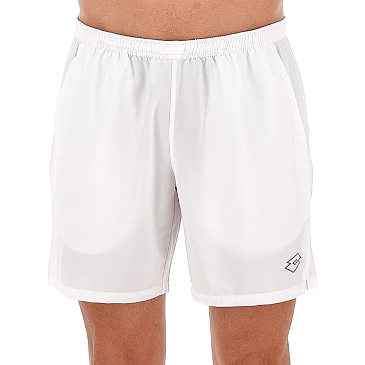 Lotto Tech I 7in Shorts - Bright White/All Black